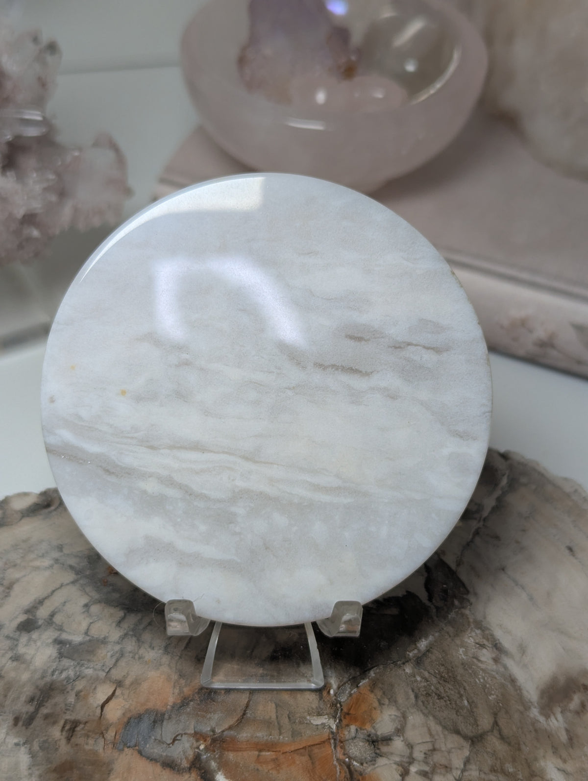 Agate round slice