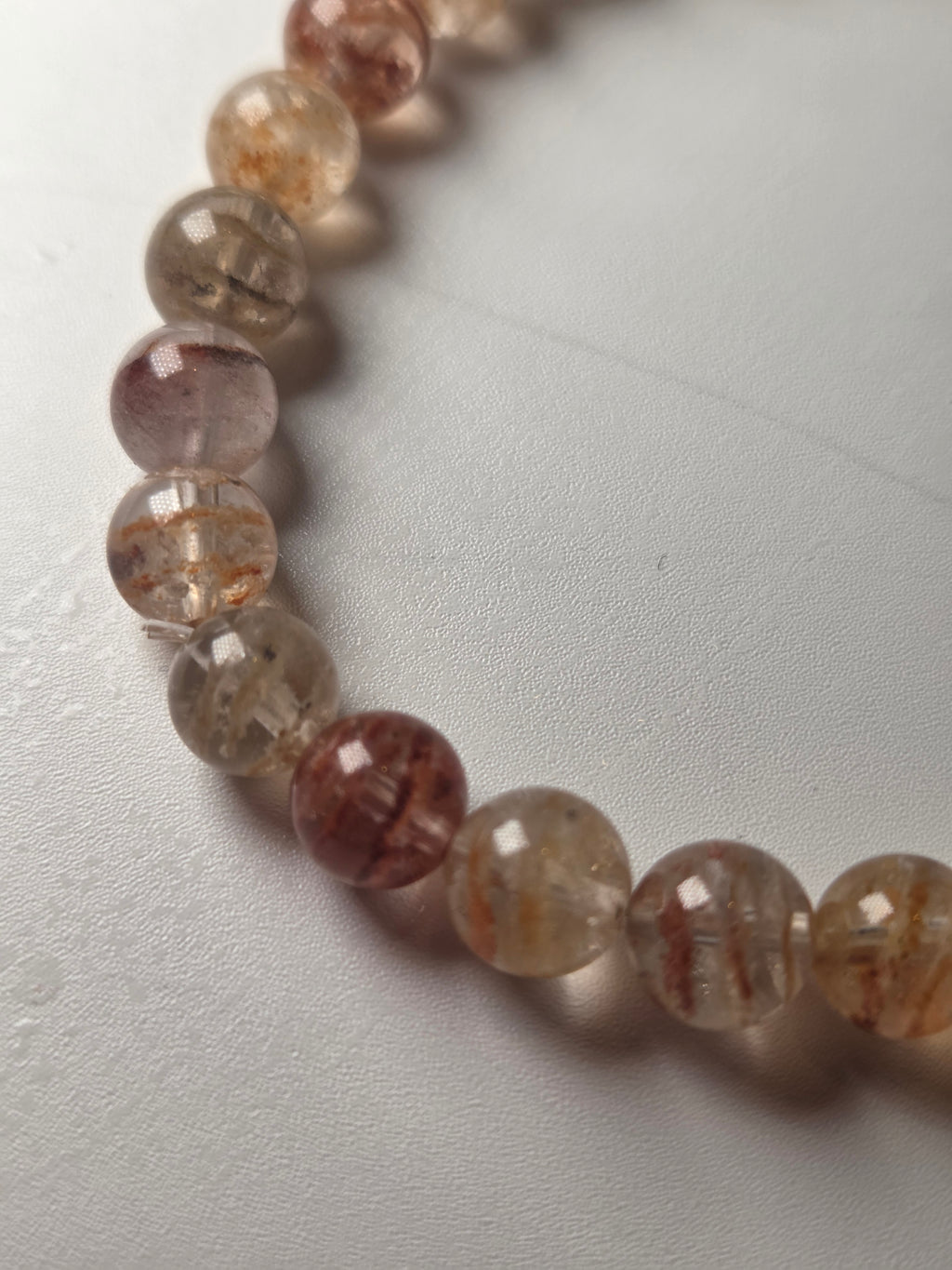 Thousand layers garden quartz crystal bracelet