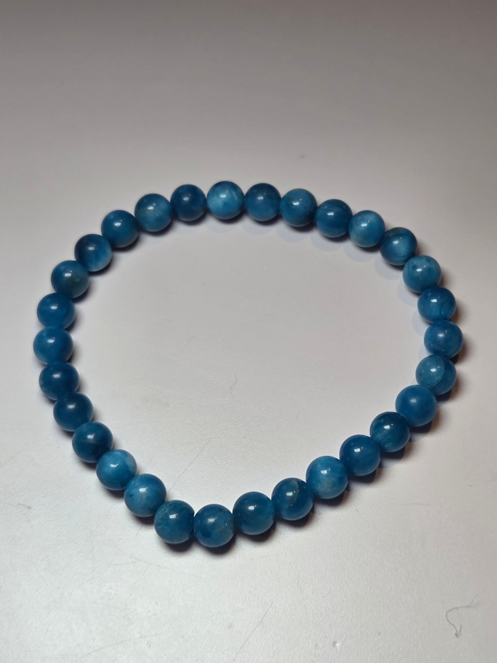 Apatite crystal bracelet