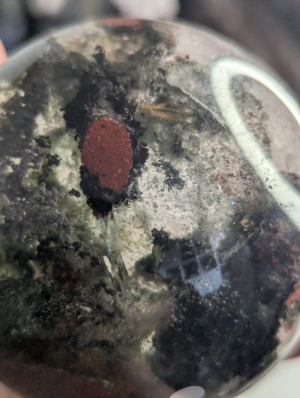 Amazing high Grade Garden quartz crystal sphere