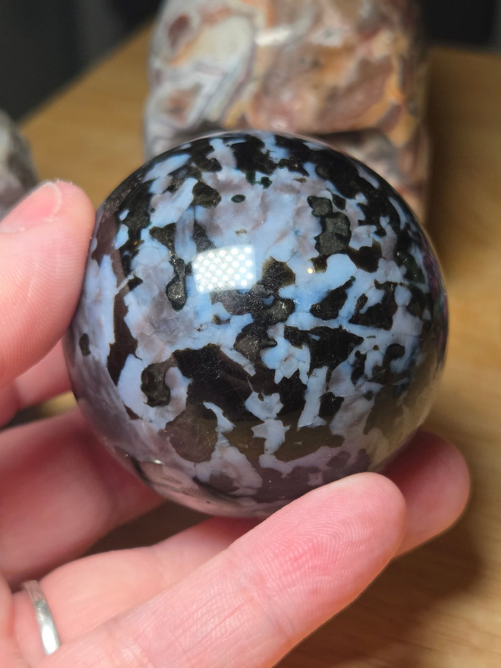Ingabro Gabbro crystal sphere