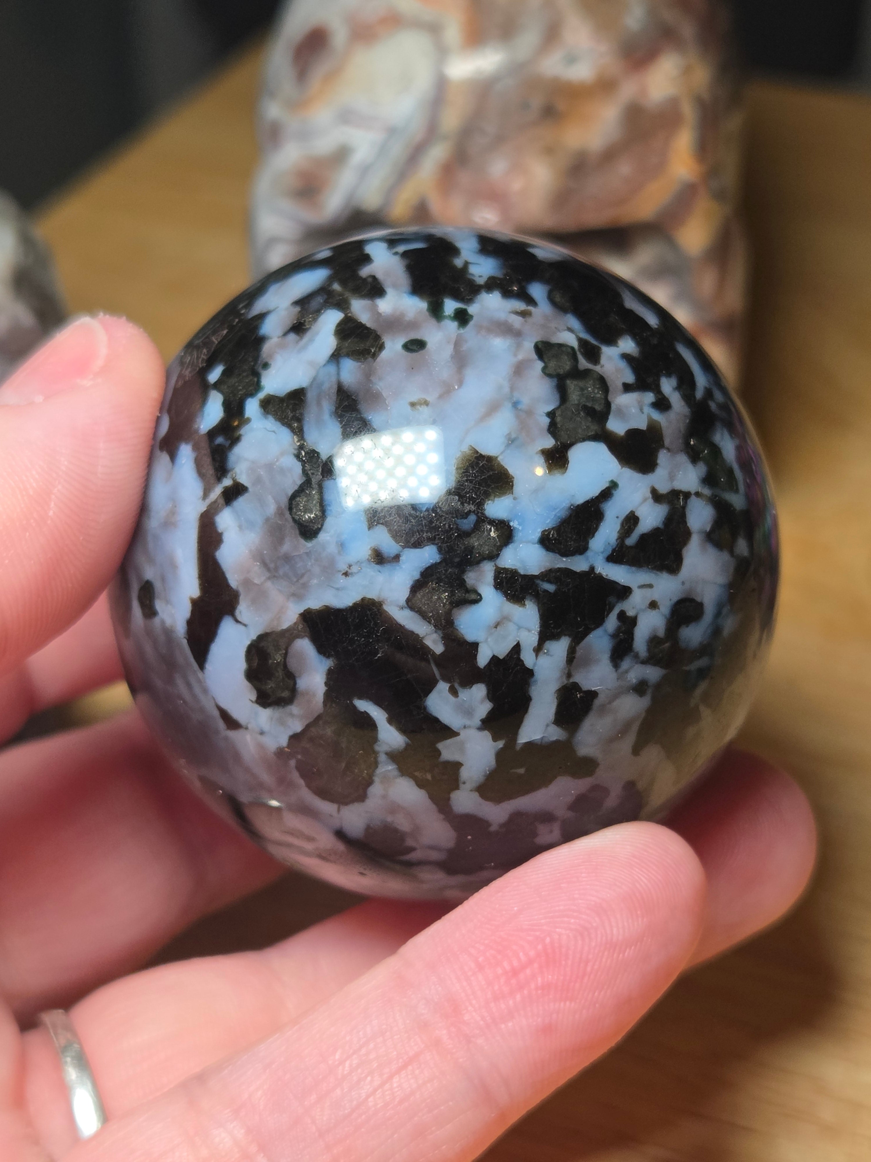 Ingabro Gabbro crystal sphere