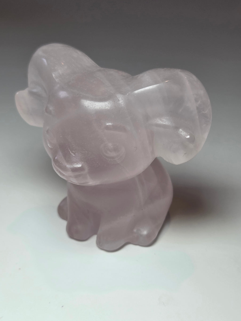 Rose carving crystal ram carving