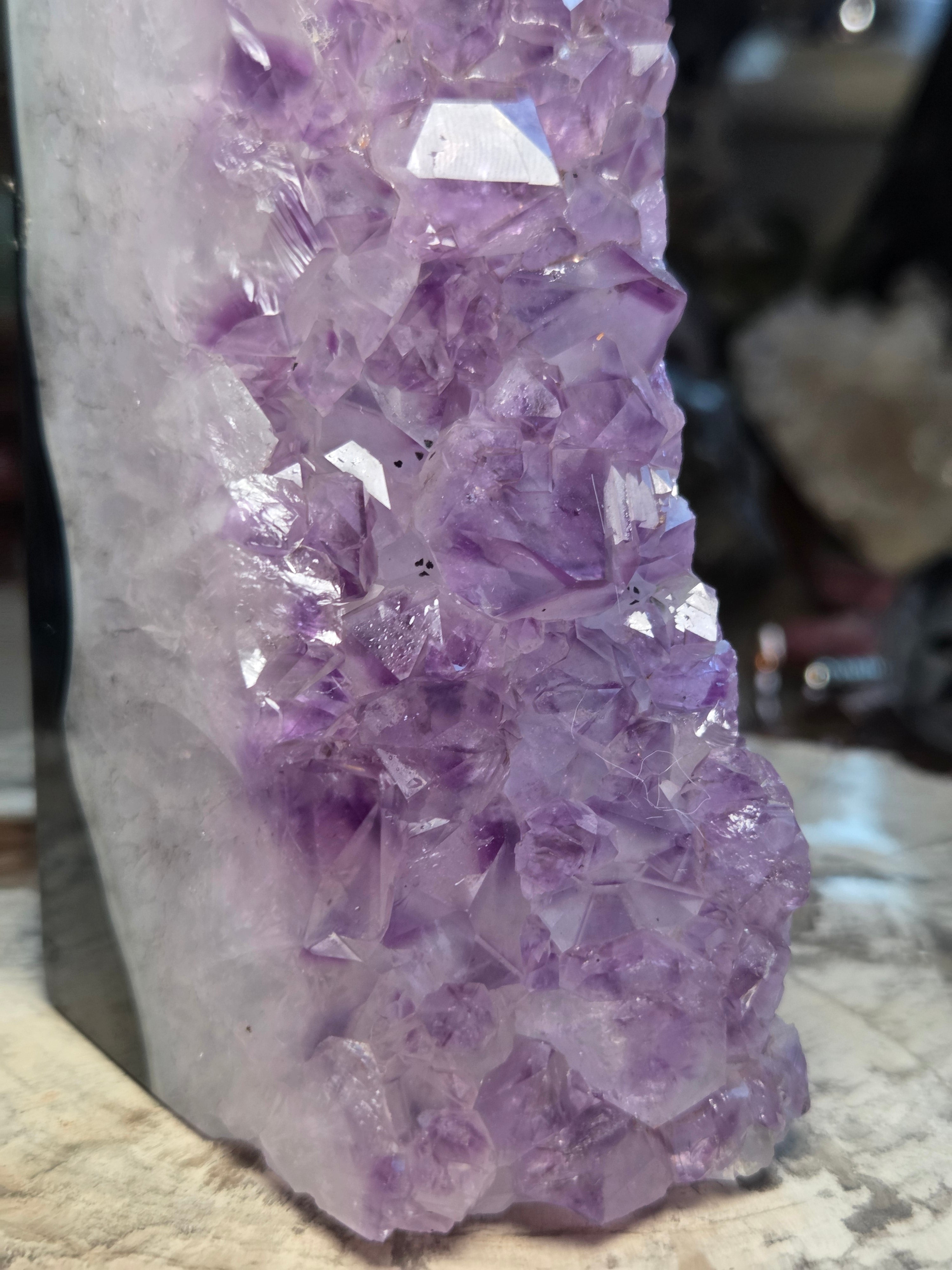Beautiful Amethyst crystal agate tower from Brazil