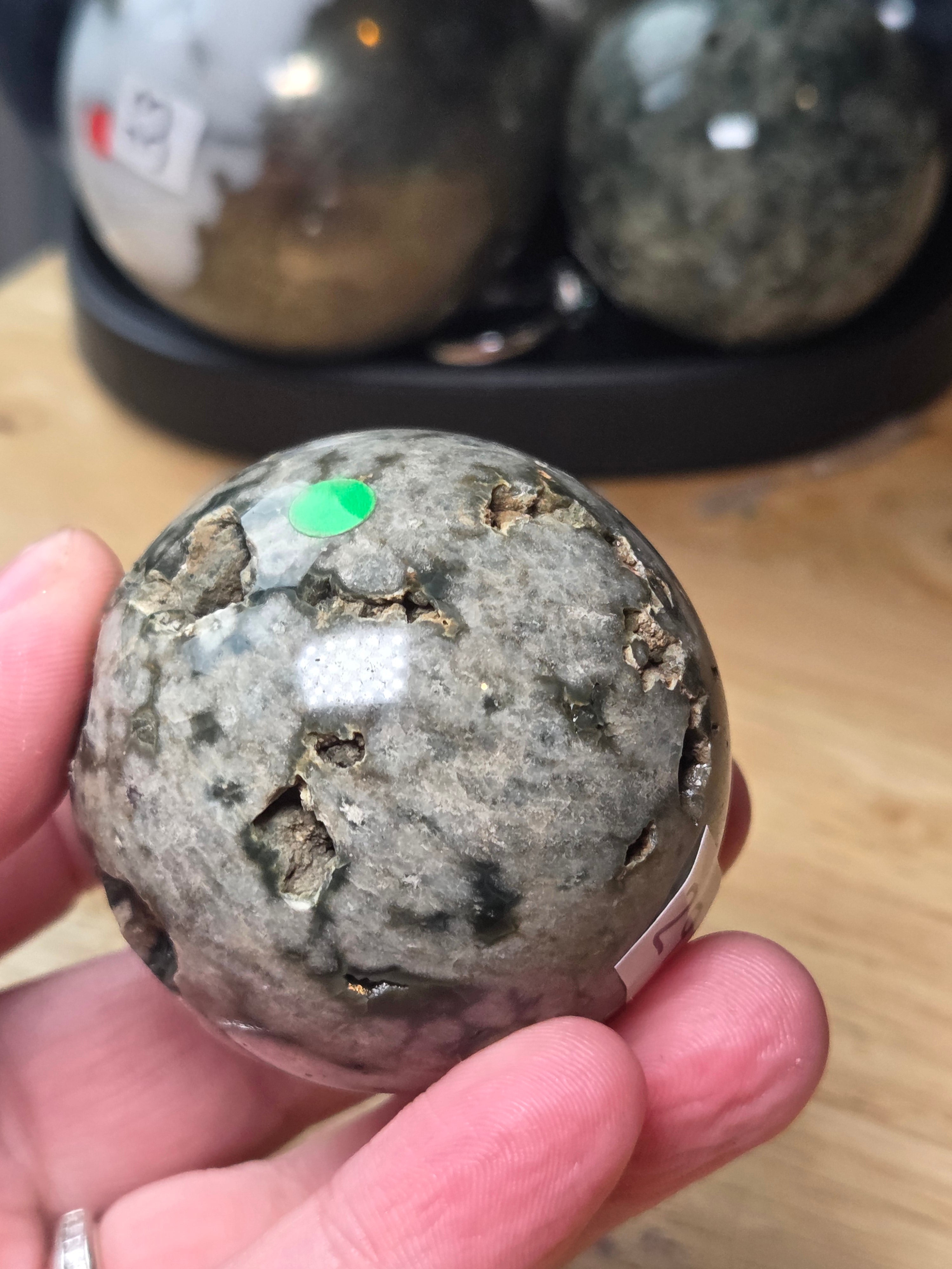 Ocean Jasper crystal sphere