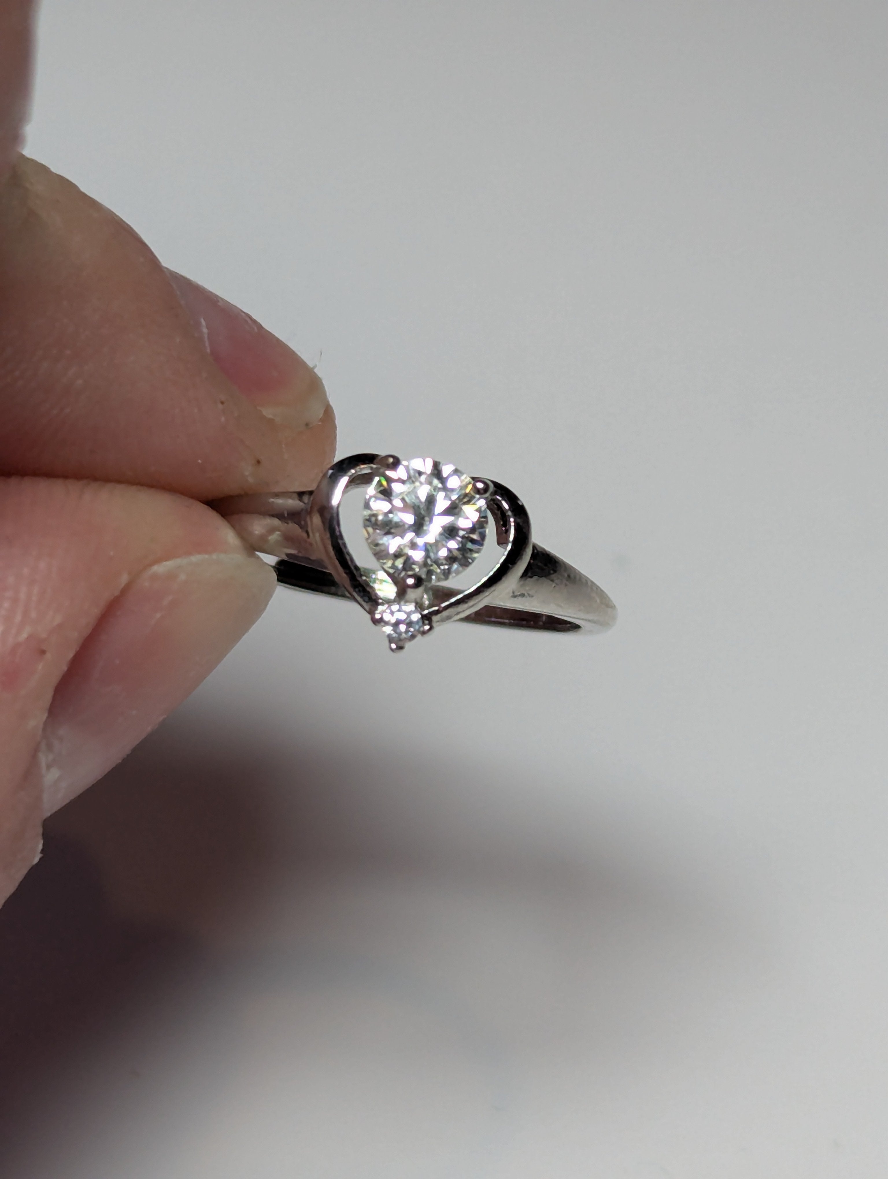 Moissanite diamond s295 ring