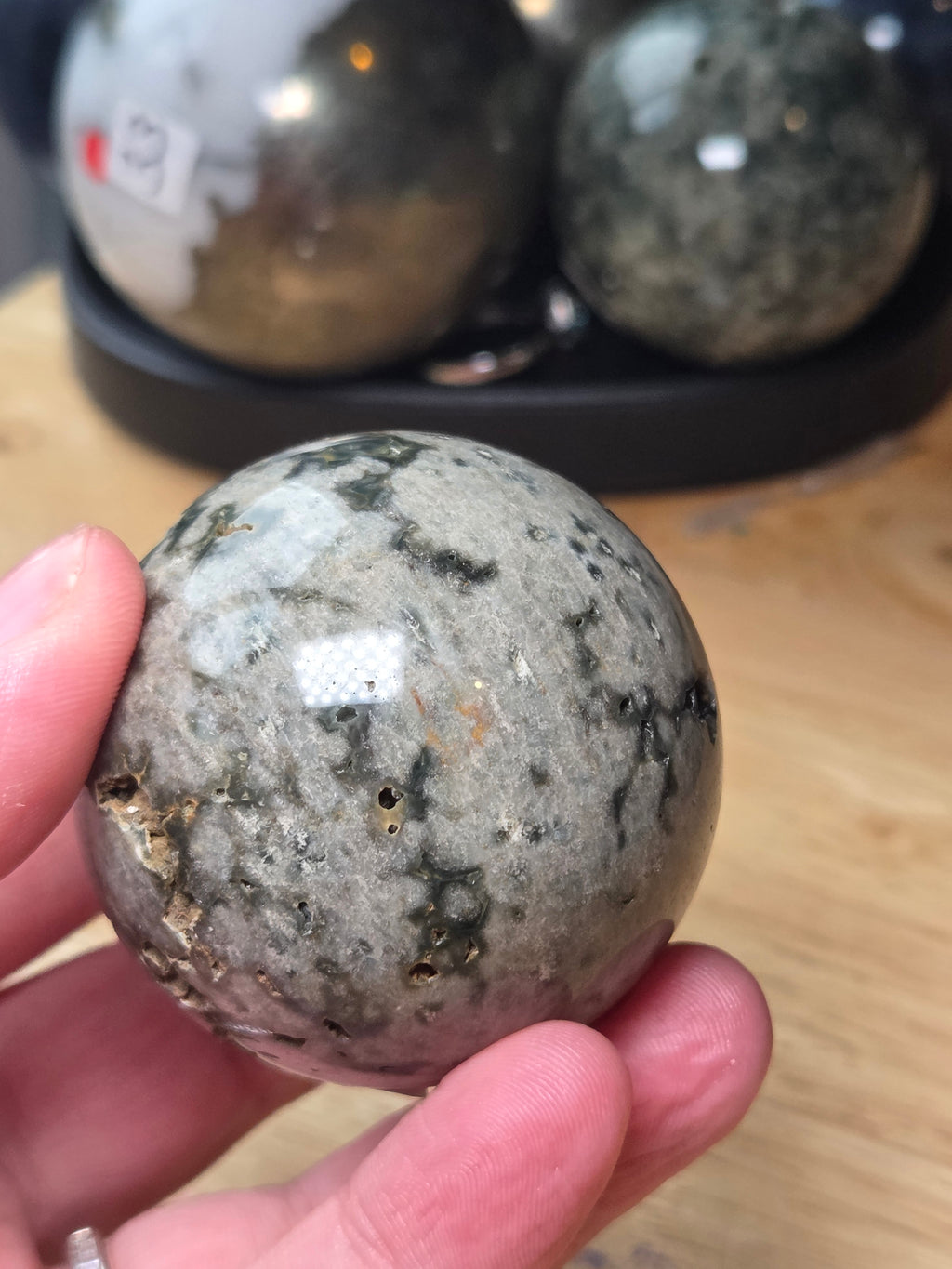 Ocean Jasper crystal sphere