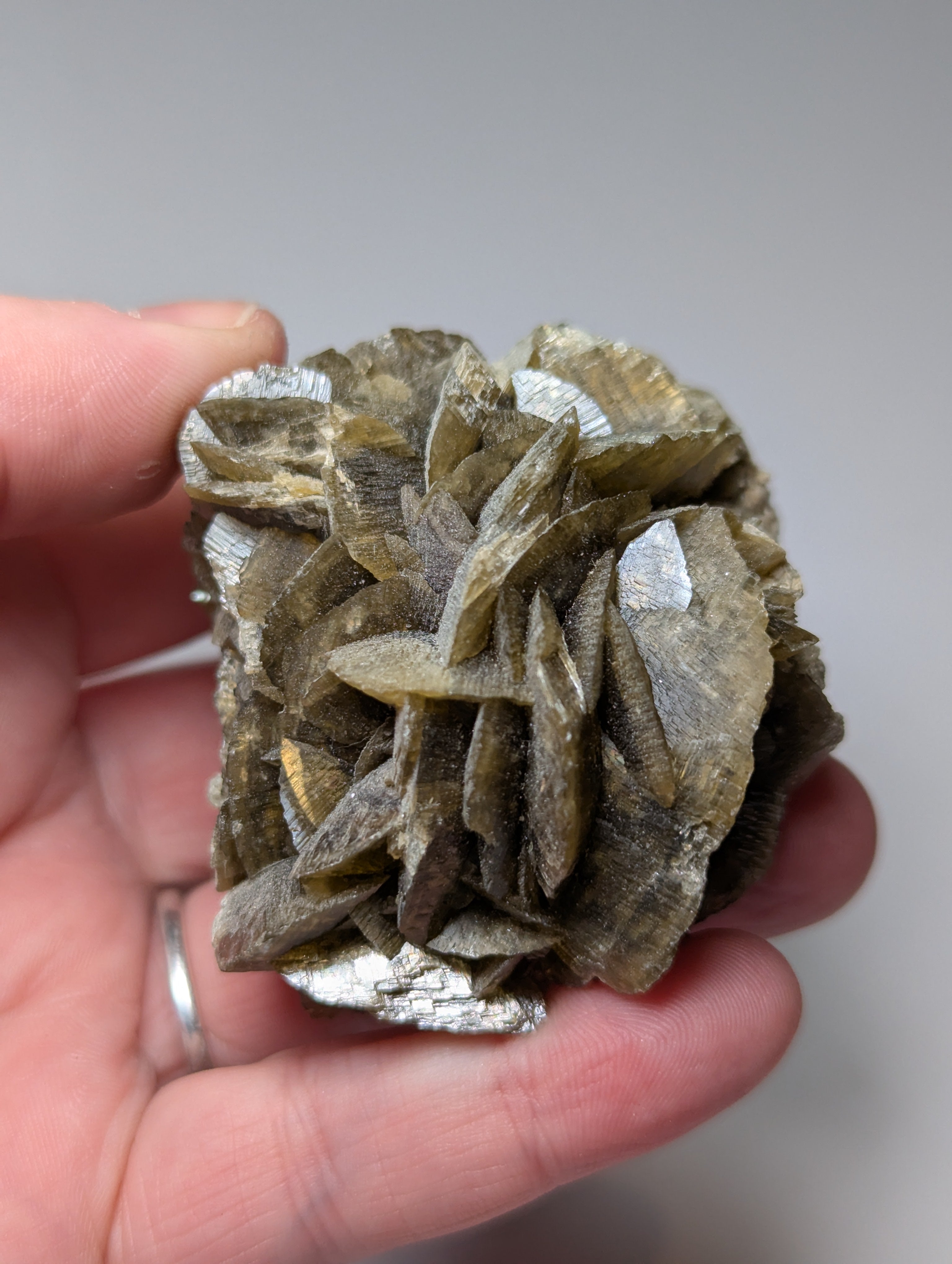 Iridescent Siderite crystal  specimen  from Kosovo