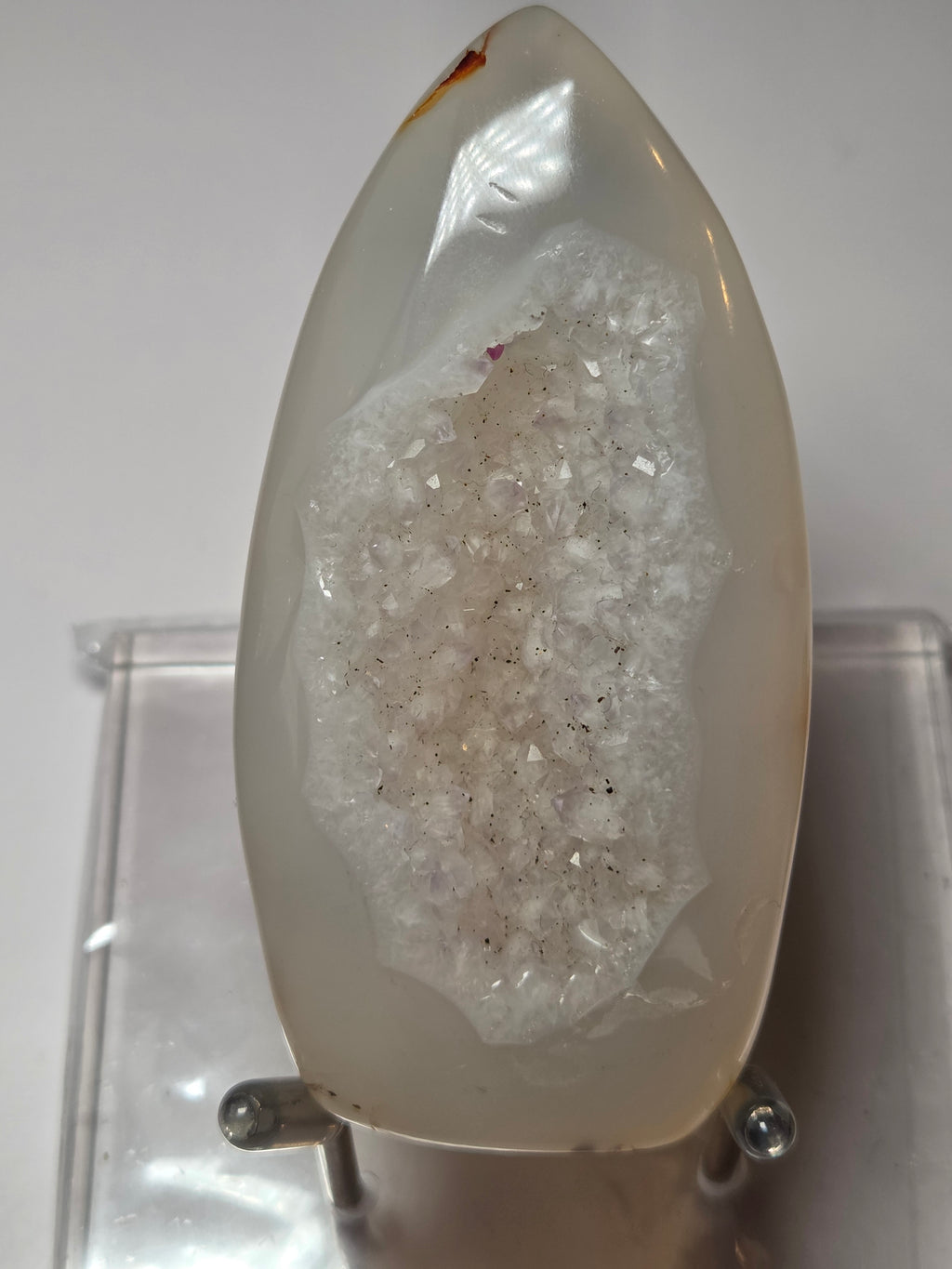 Beautiful Large Duzy crystal Agate freeform