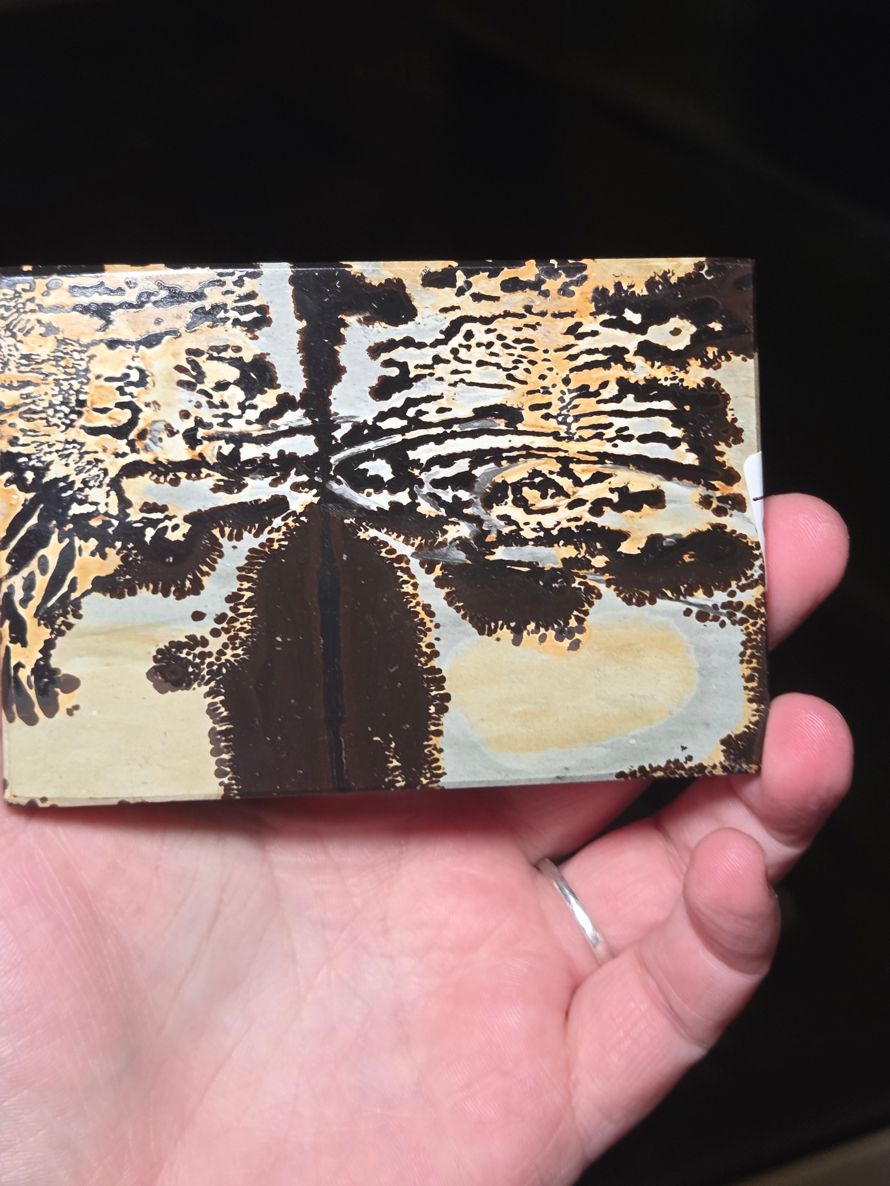 Picture Jasper crystal Slice carving