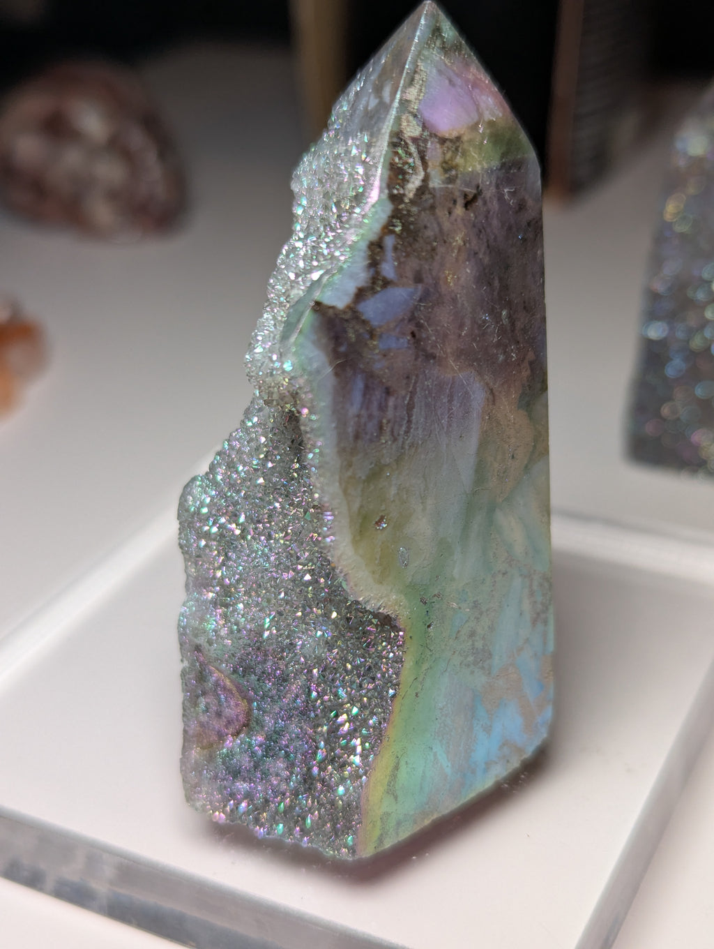 Aura Sphelerite crystal tower