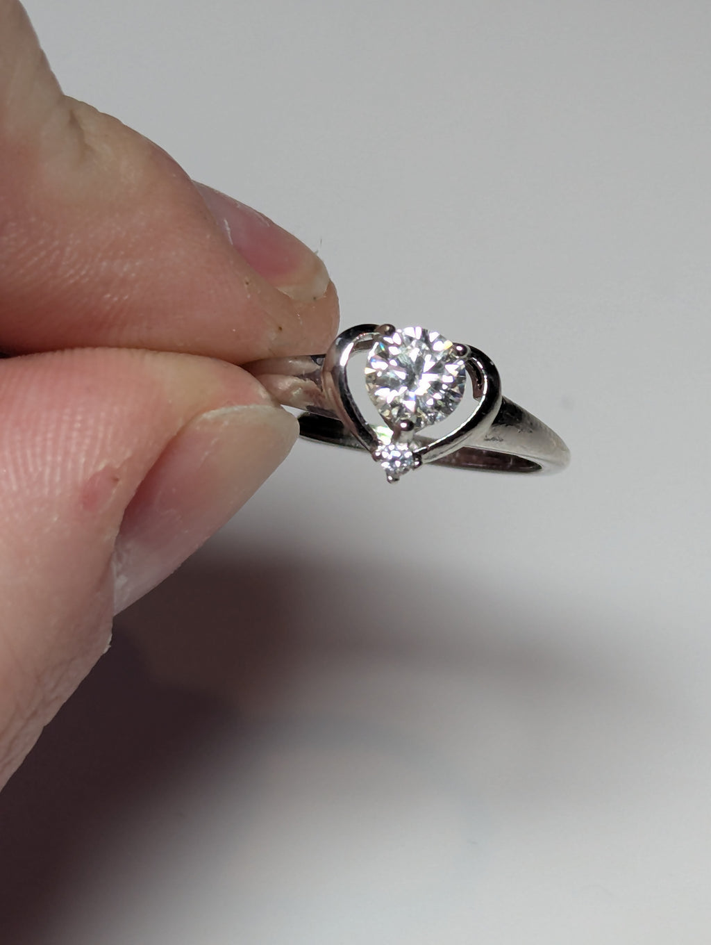 Moissanite diamond s295 ring