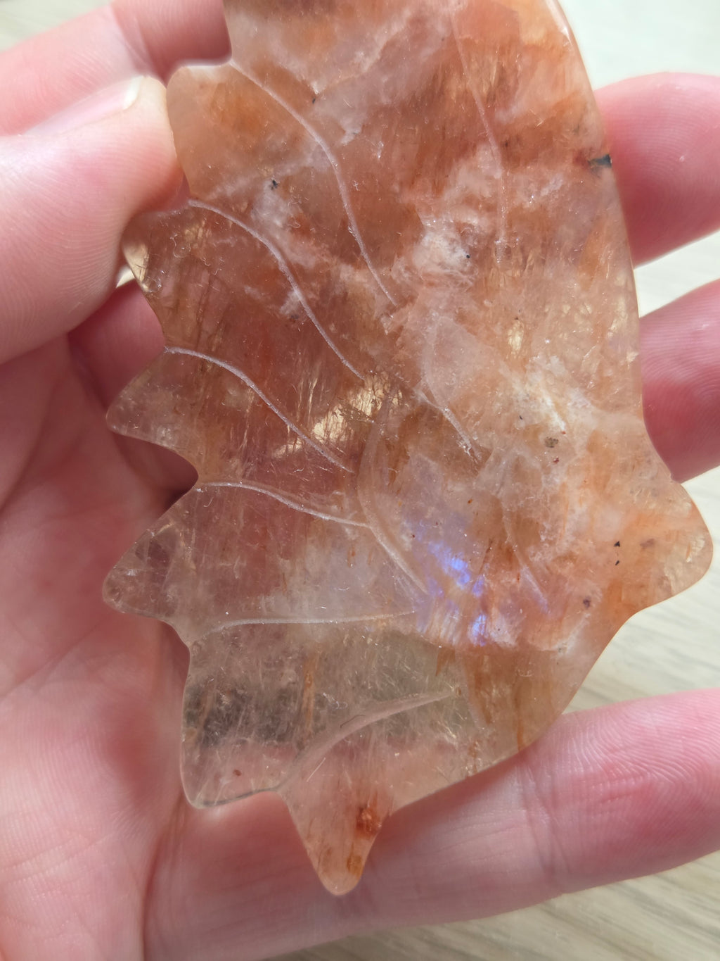 Sun and moon stone crystal angel