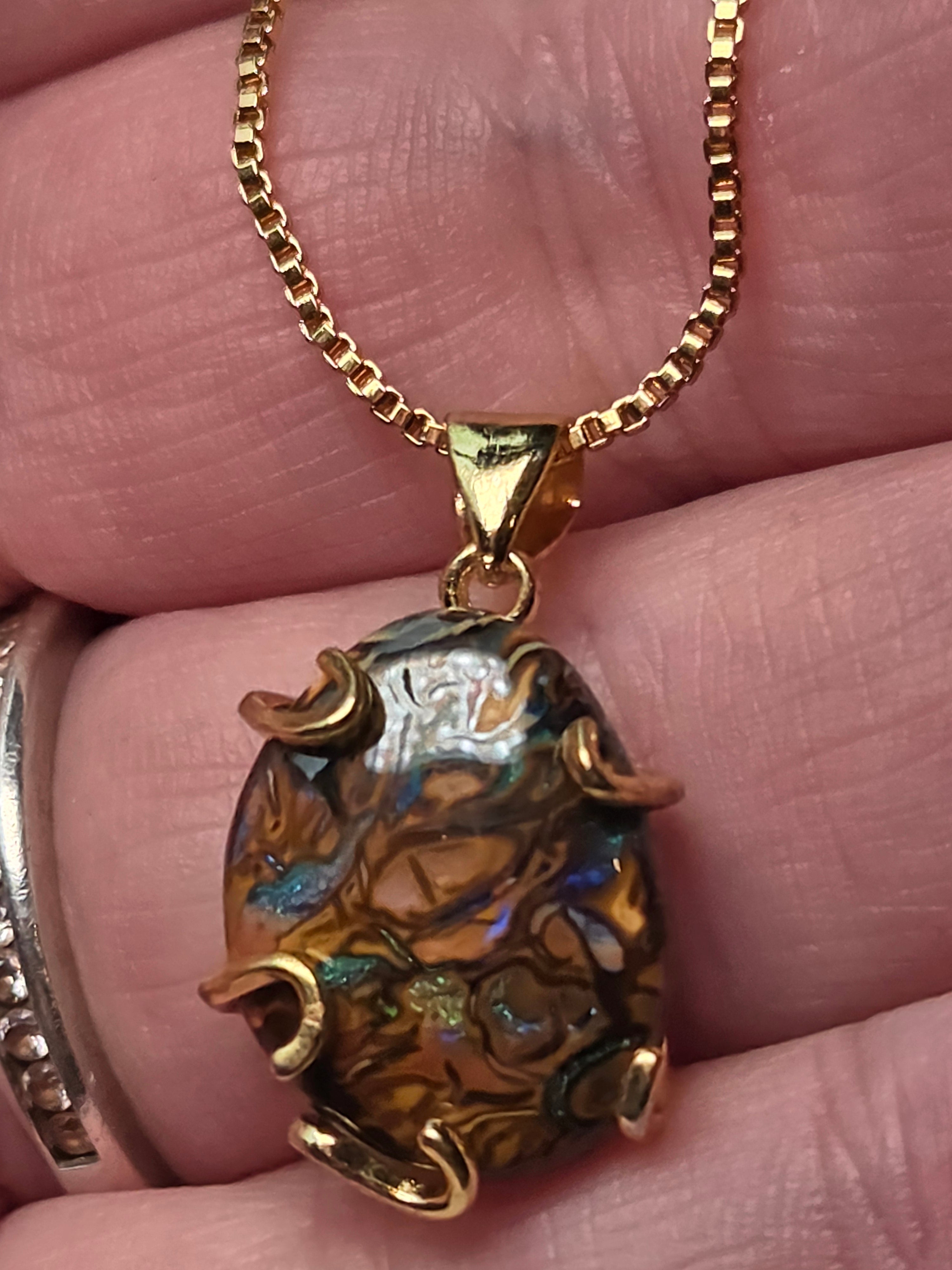 Amazing bolder opal from Queensland Australia