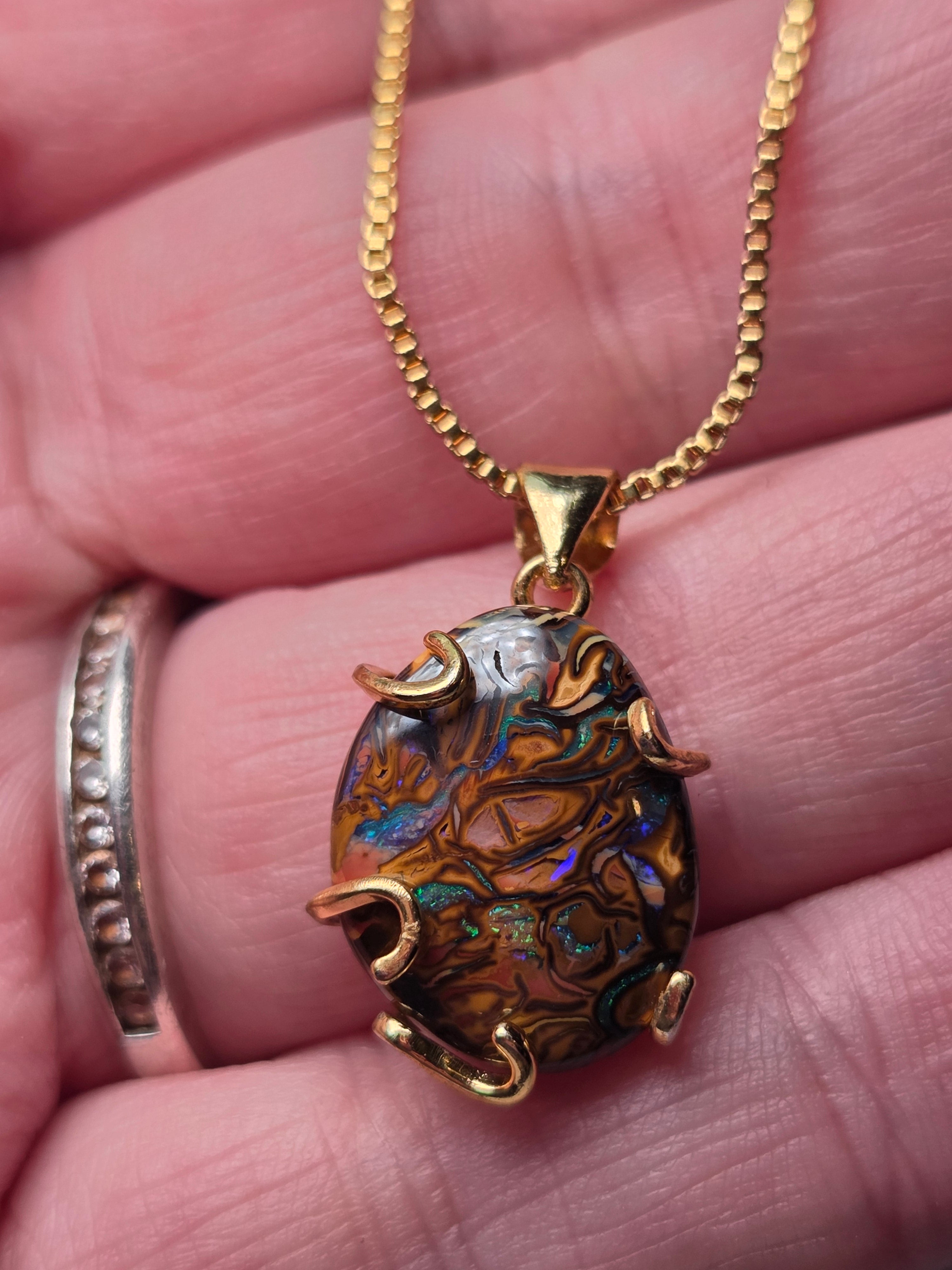 Amazing bolder opal from Queensland Australia