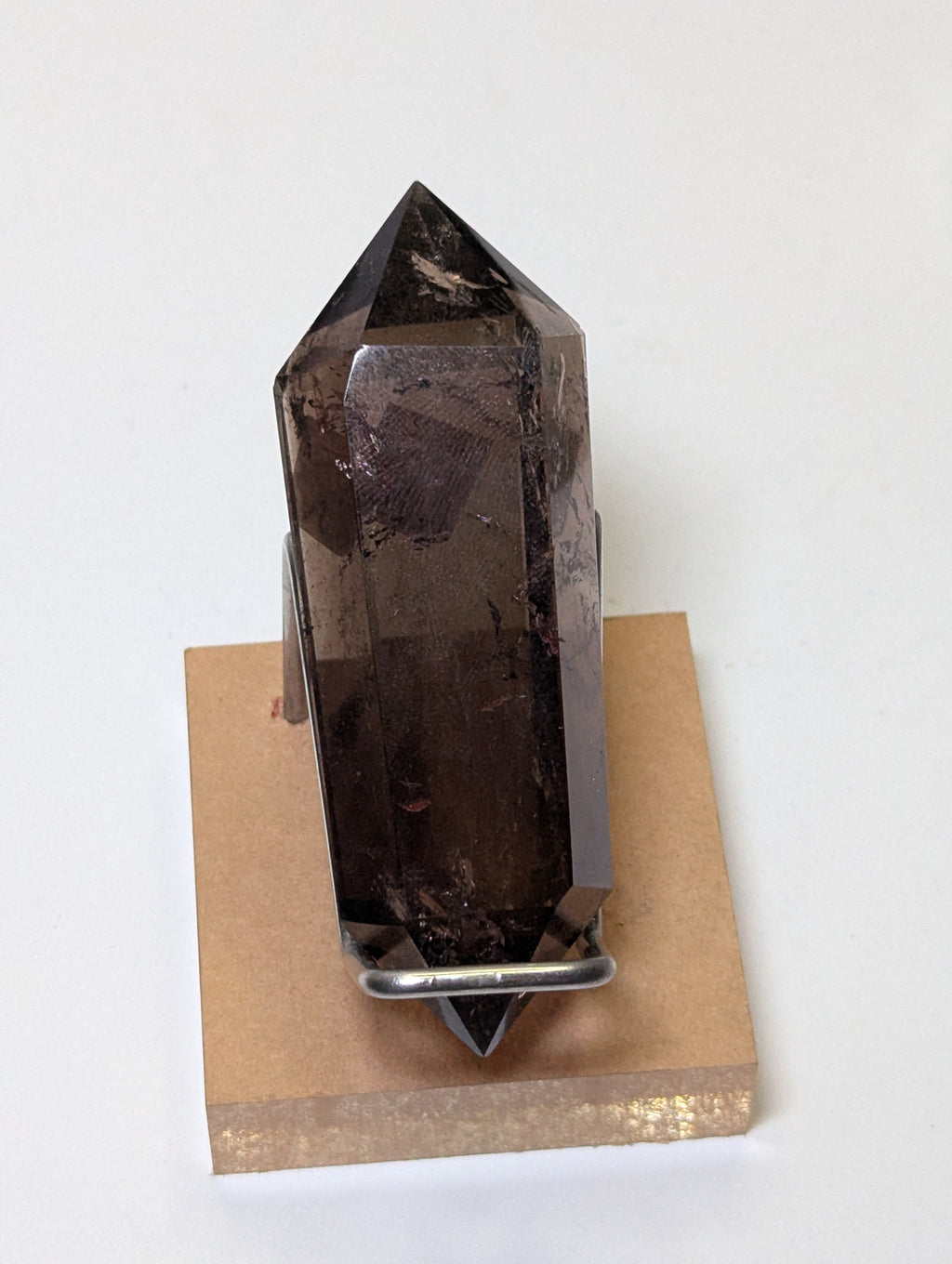 Smokey quartz crystal DT with stand