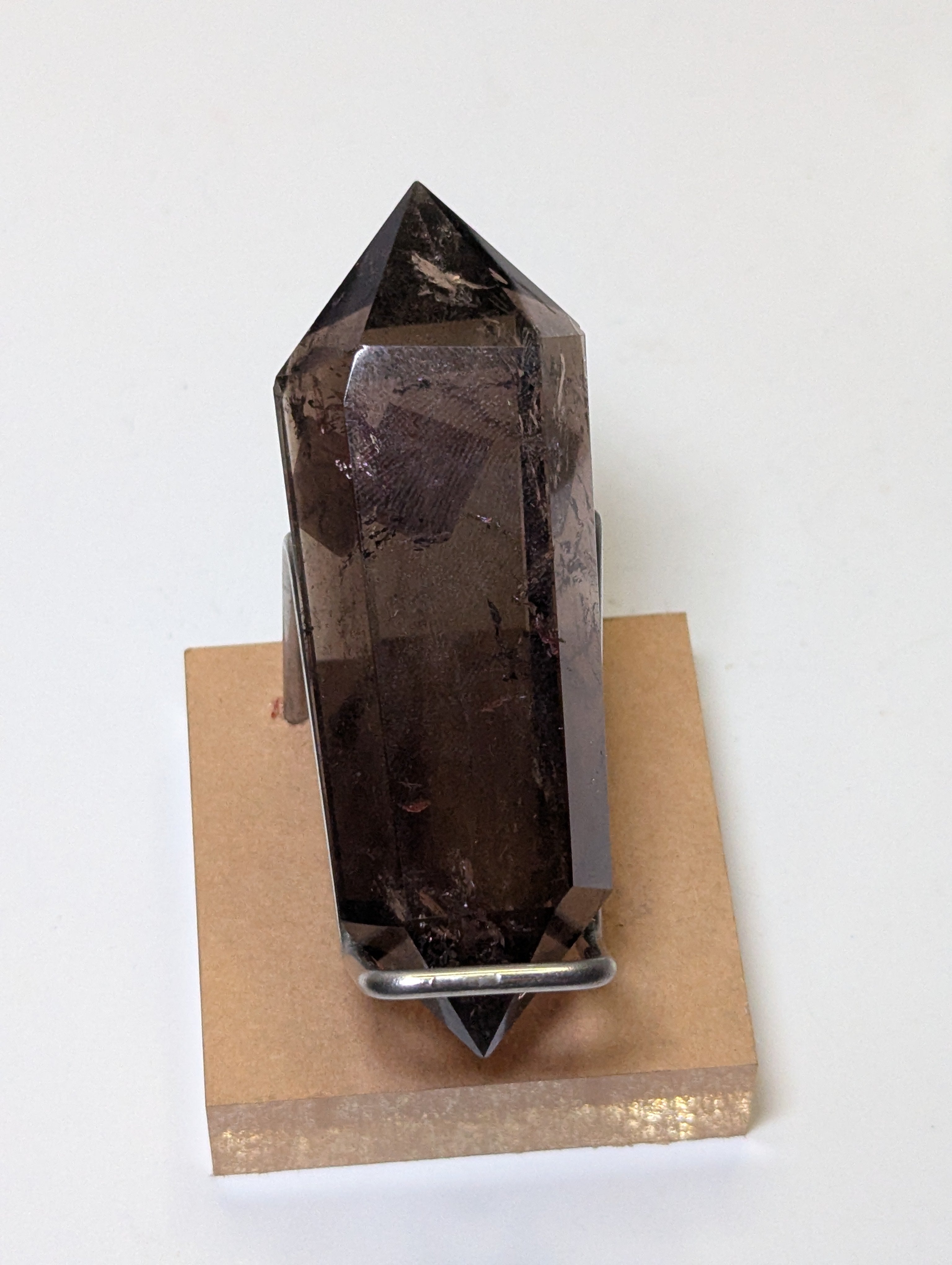 Smokey quartz crystal DT with stand