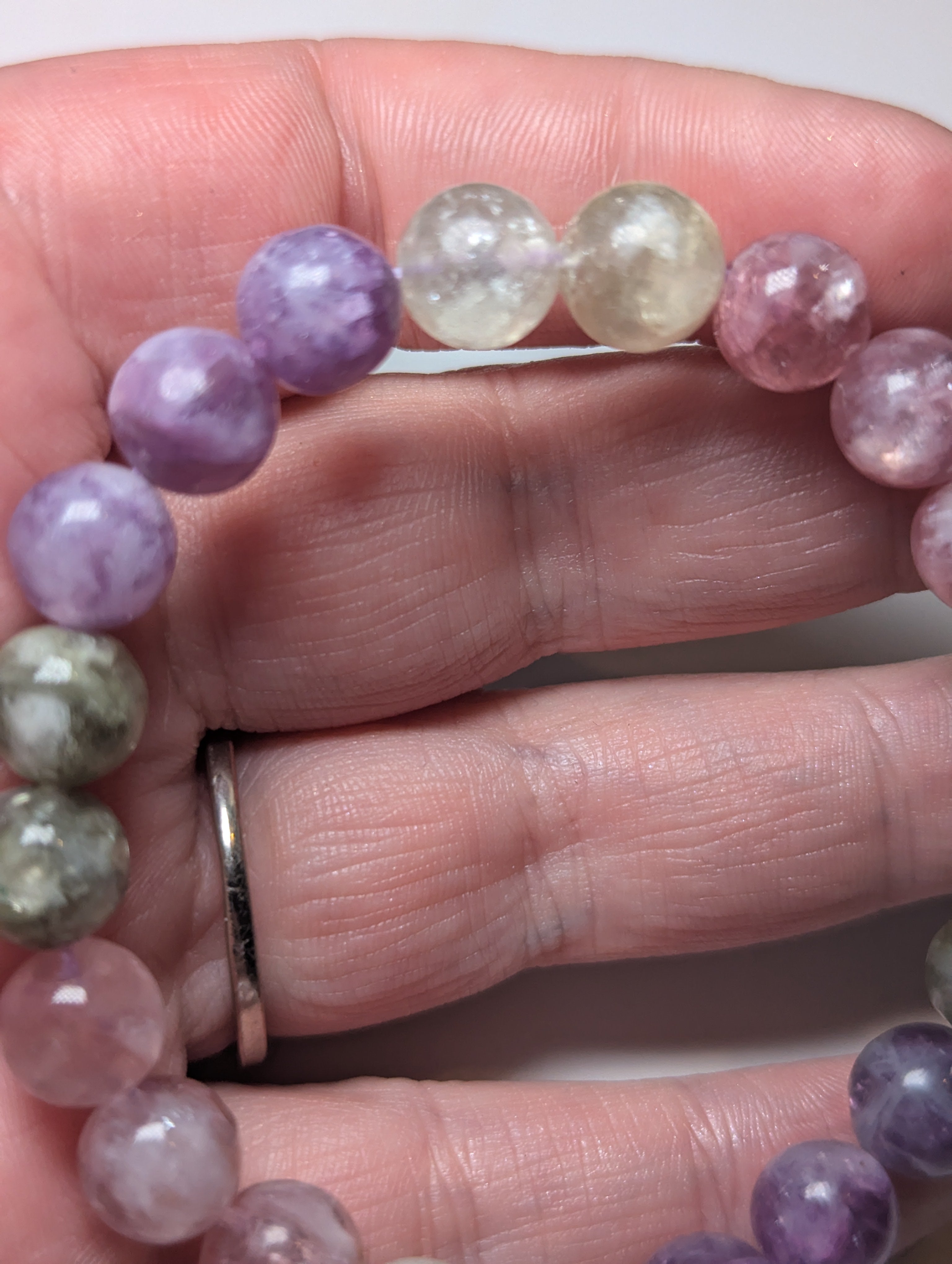 Grade AAAA Flashy Tourmaline crystal bracelet