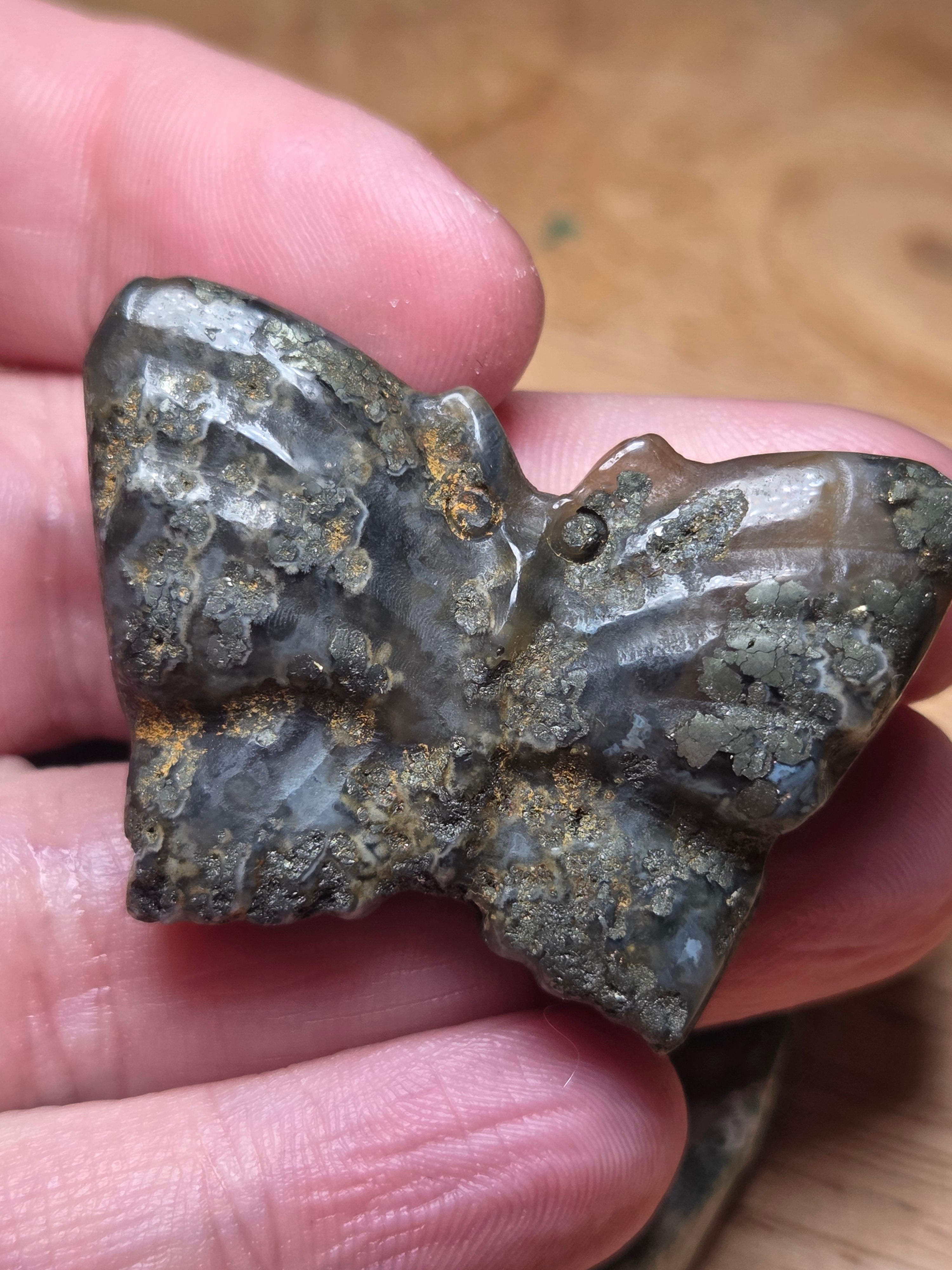 Small butterfly carving