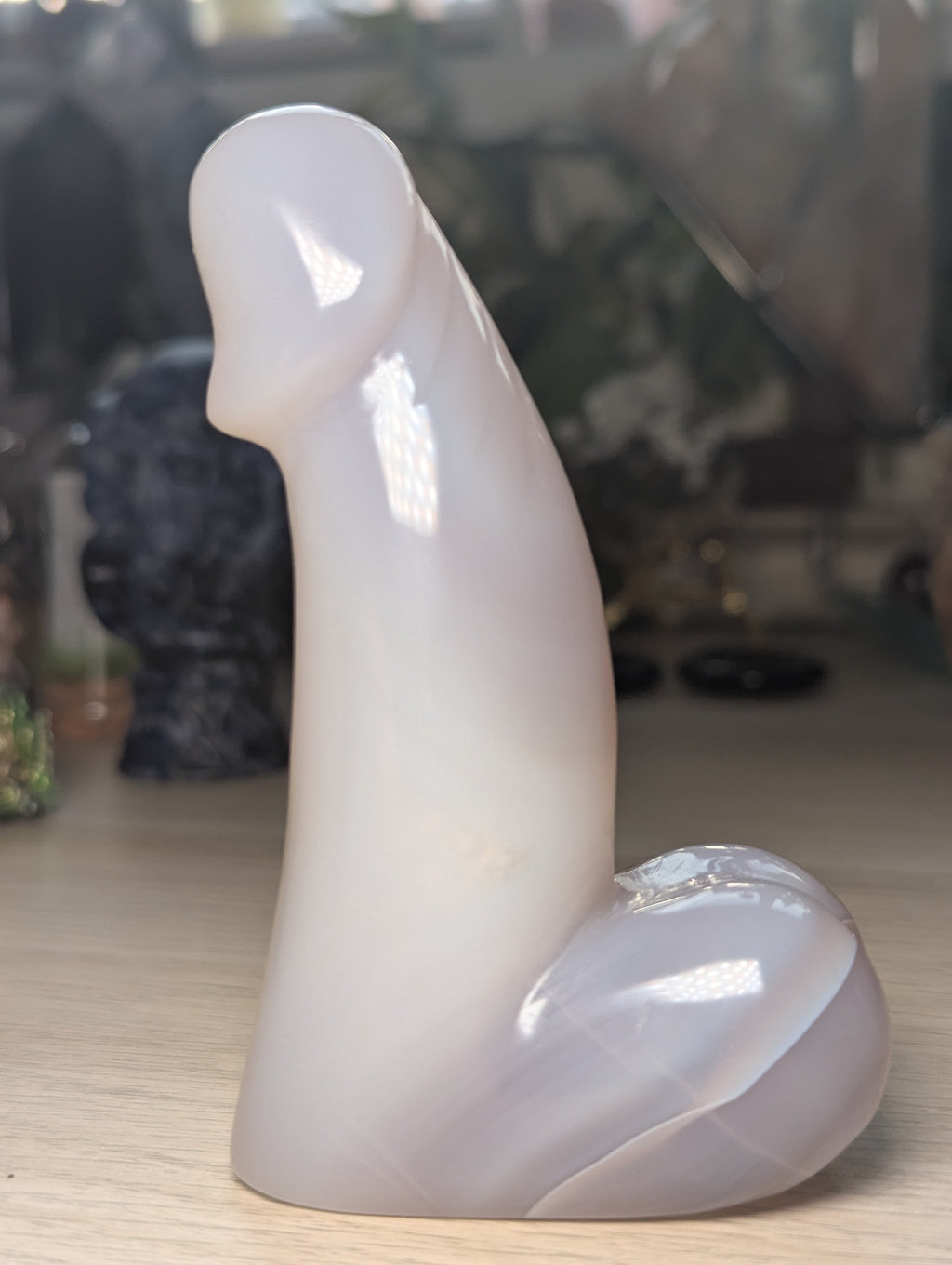 Duzy agate crystal Male ding dong