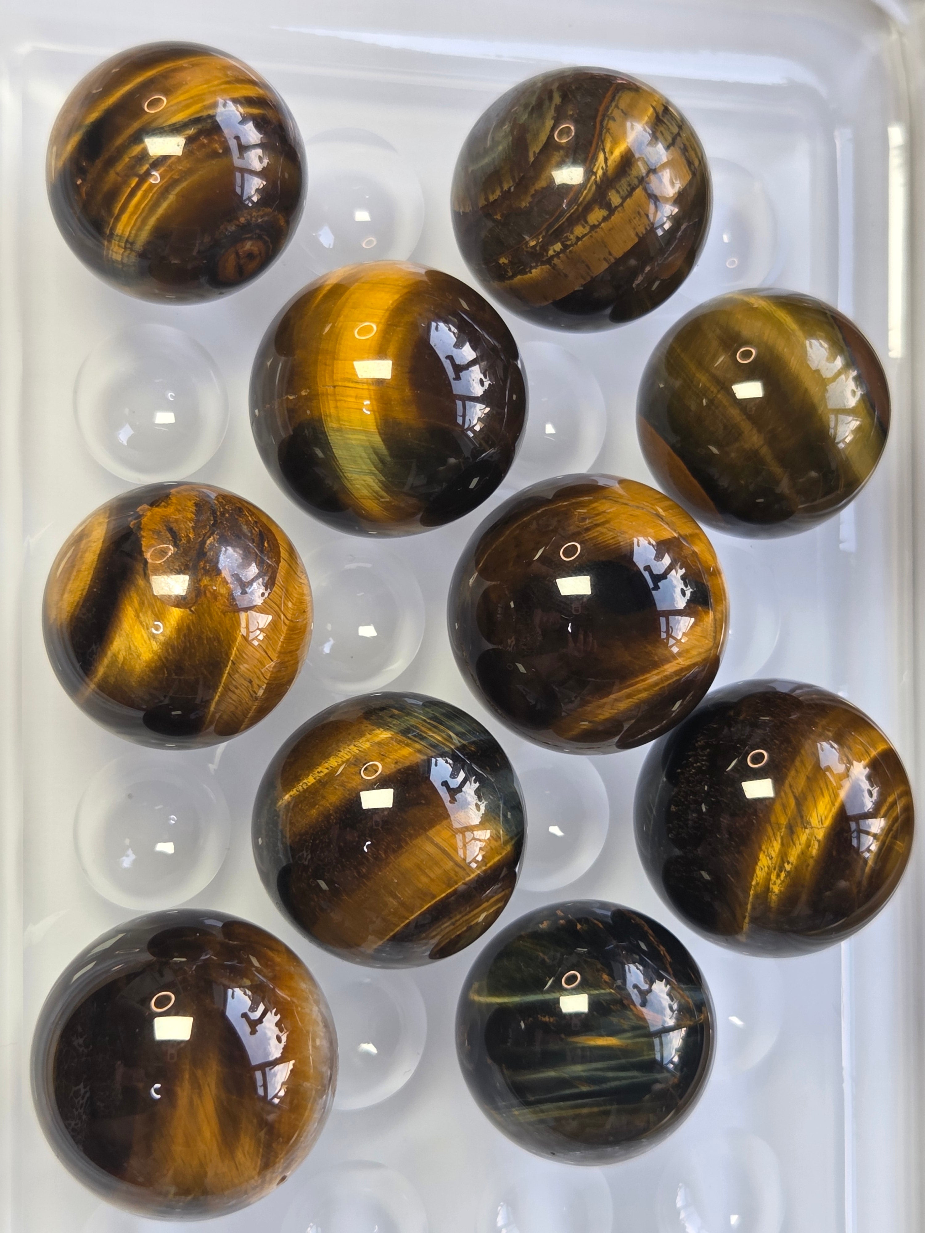 Tiger’s Eye crystal sphere 3/4 cm
