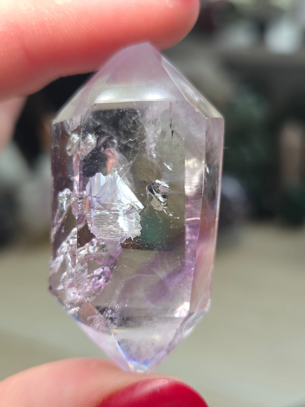 Amethyst Grade AAAA  Enhydro crystal DT