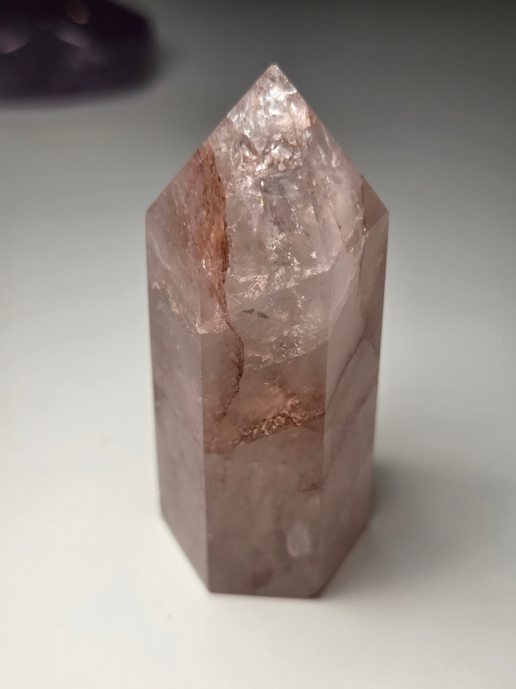 Fire quartz crystal tower