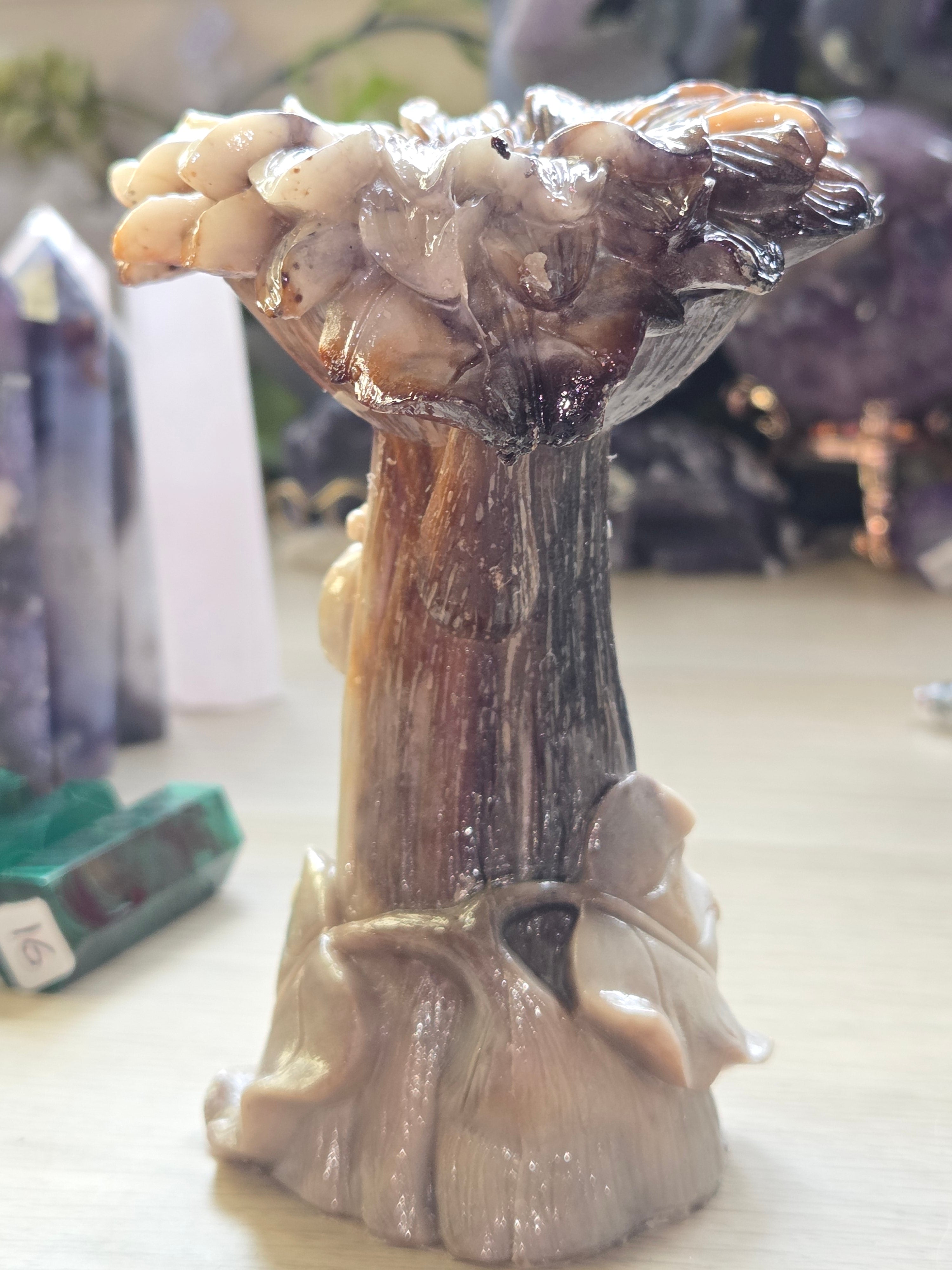 Crystal sphere stand  -sphere not included