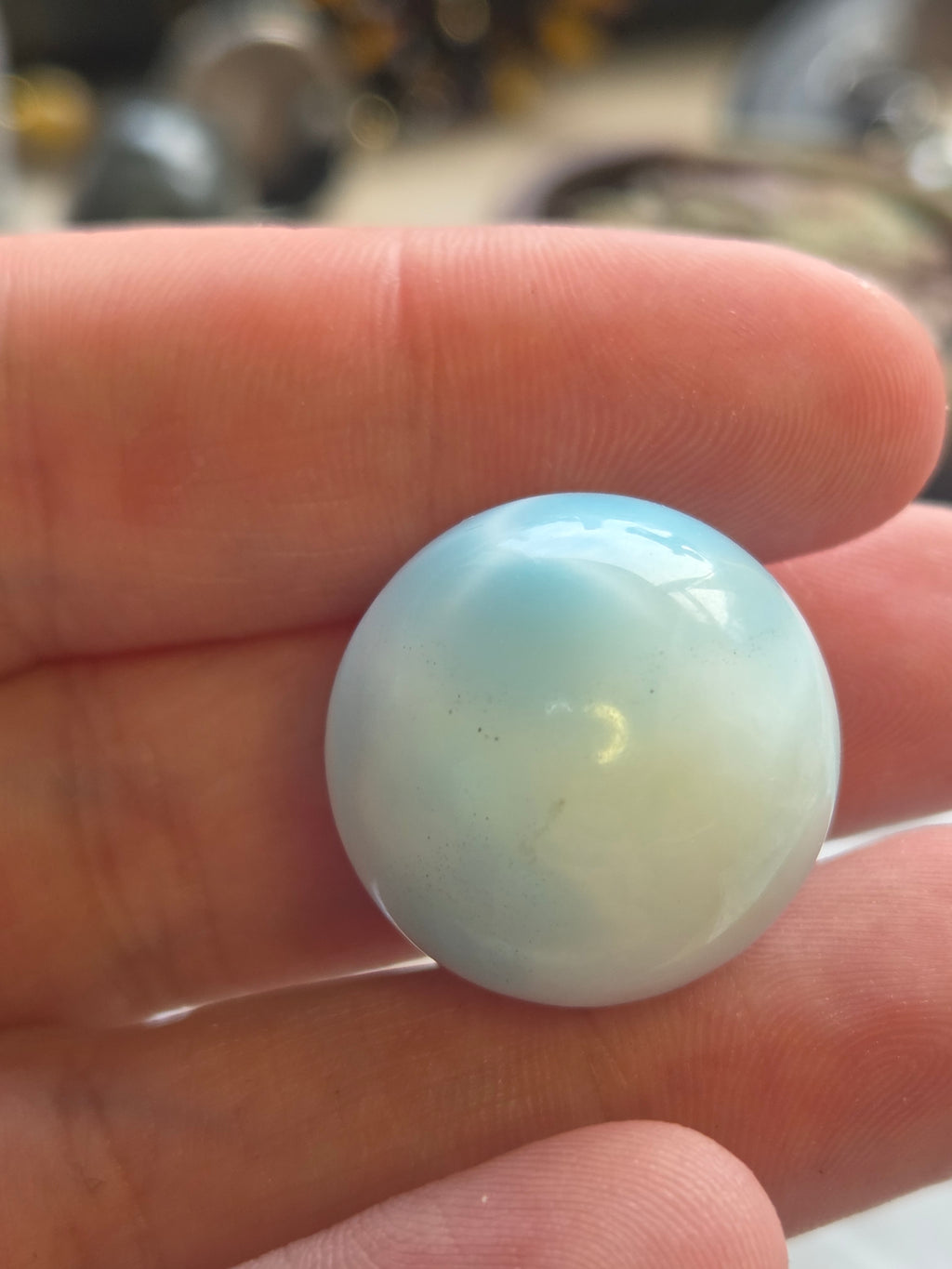 Grade AAAA Larimar crystal sphere