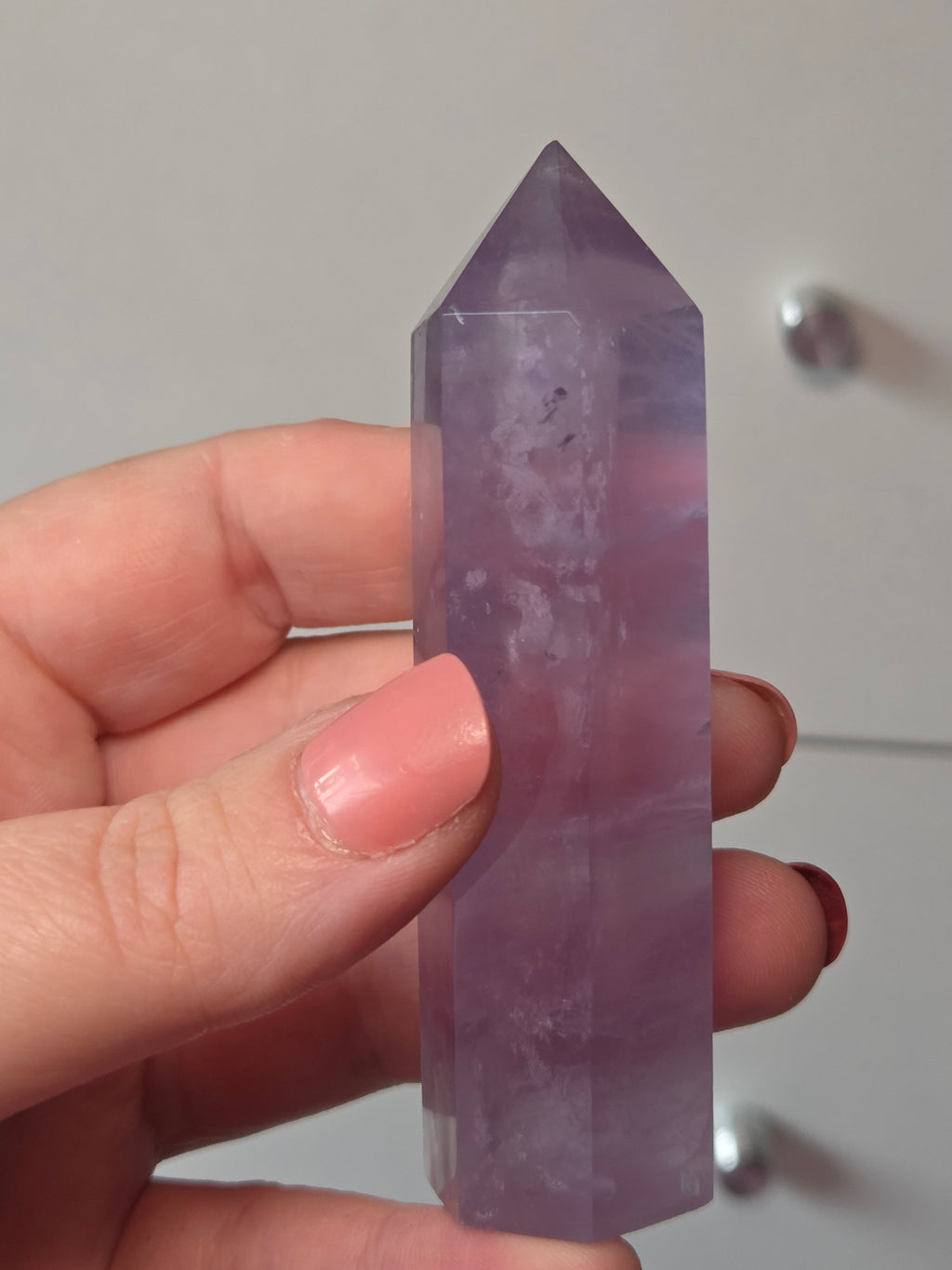 Amethyst crystal tower
