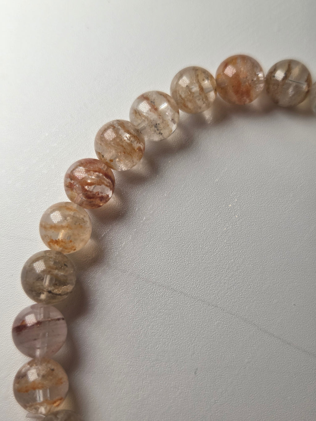 Thousand layers garden quartz crystal bracelet