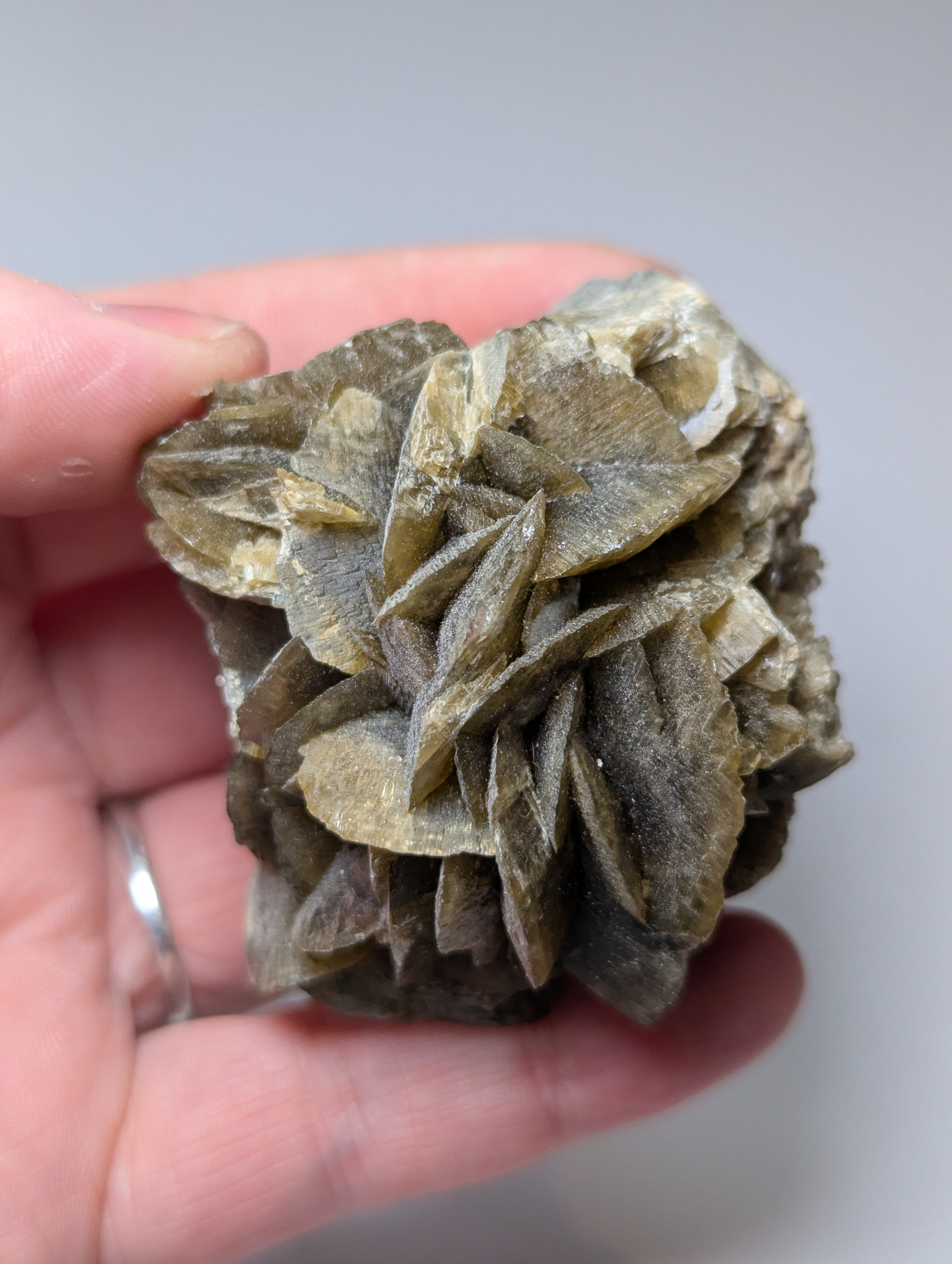 Iridescent Siderite crystal  specimen  from Kosovo