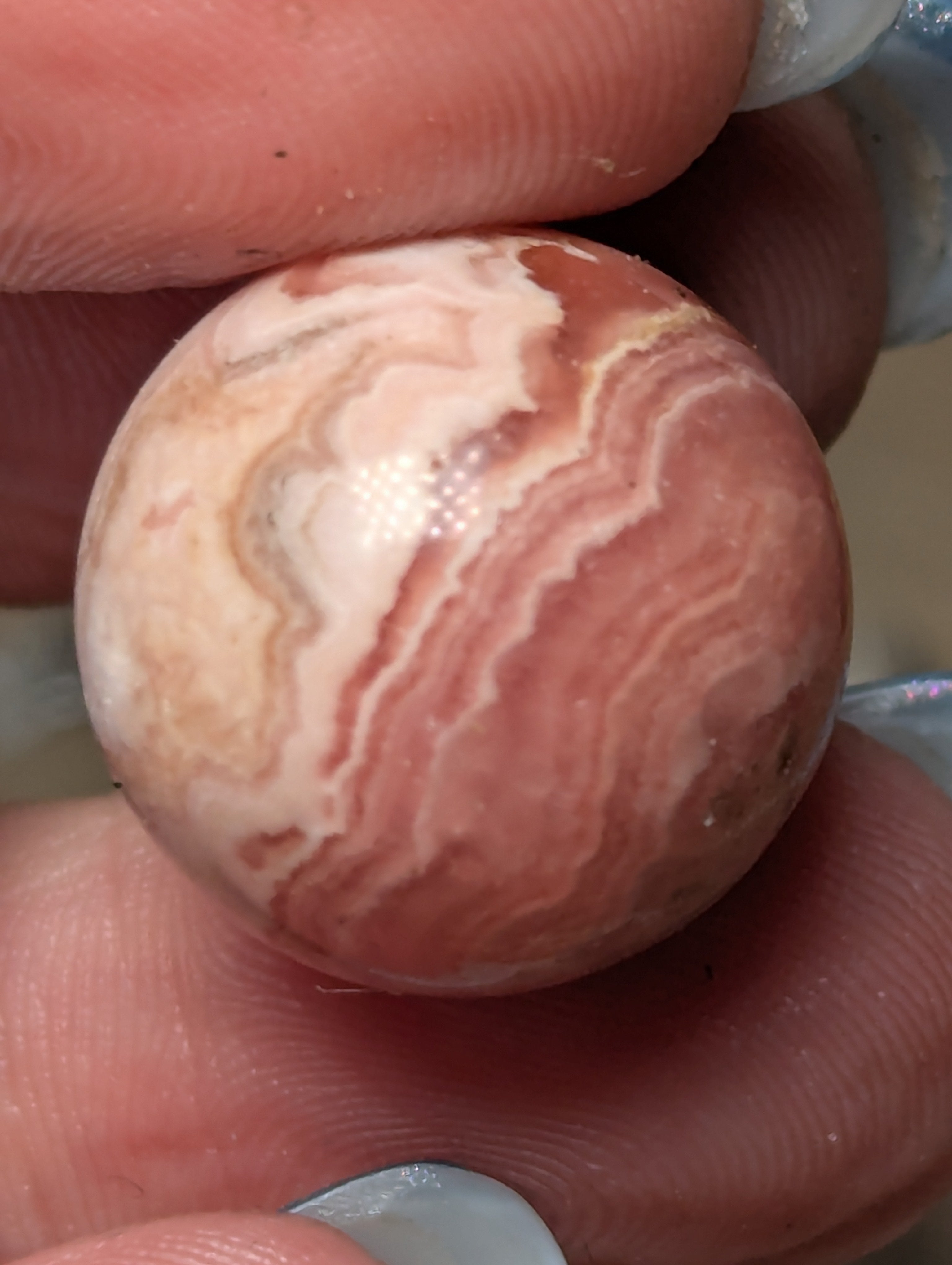 Rhodacrosite crystal spheres