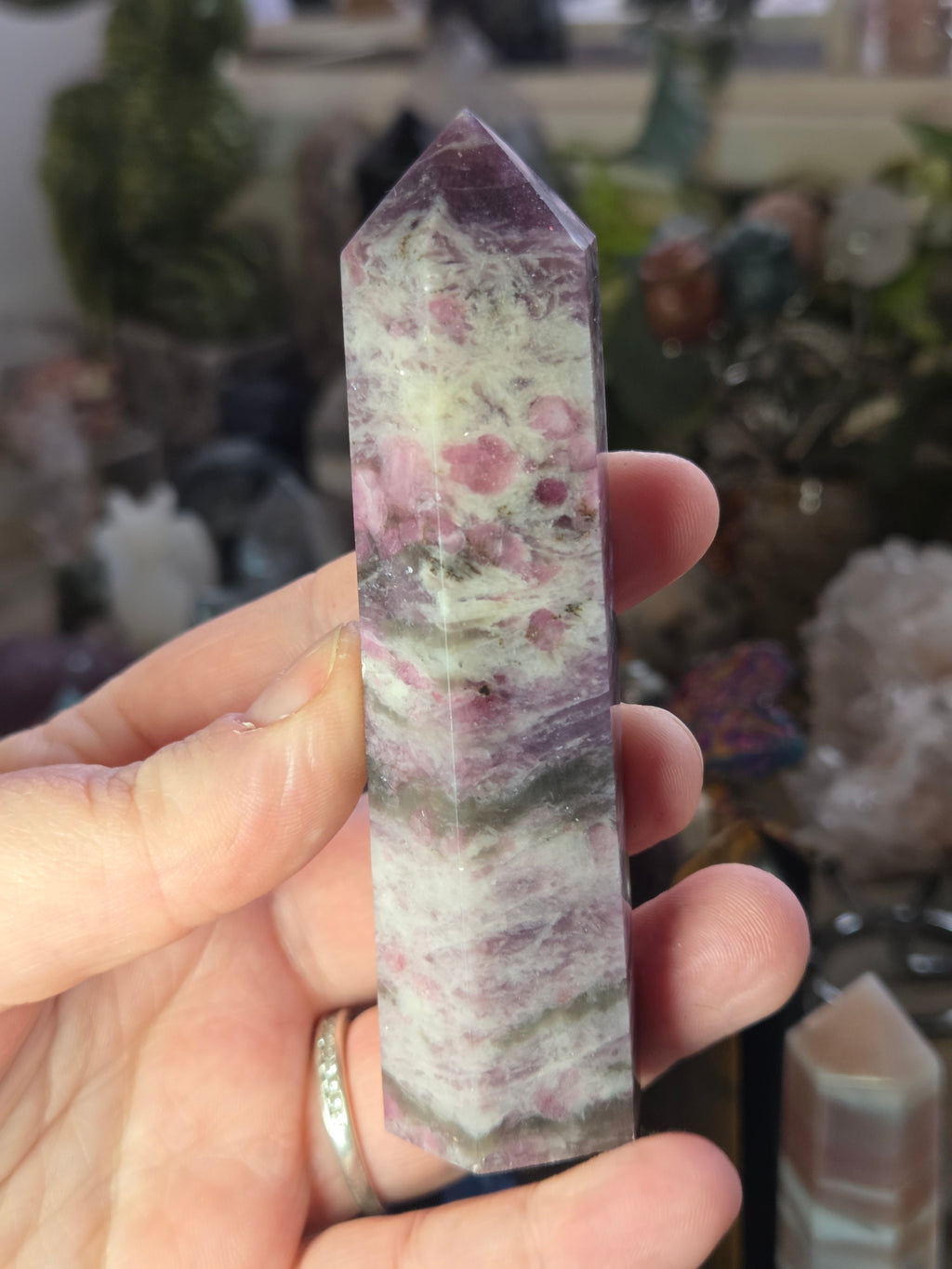 Unicorn crystal tower carving