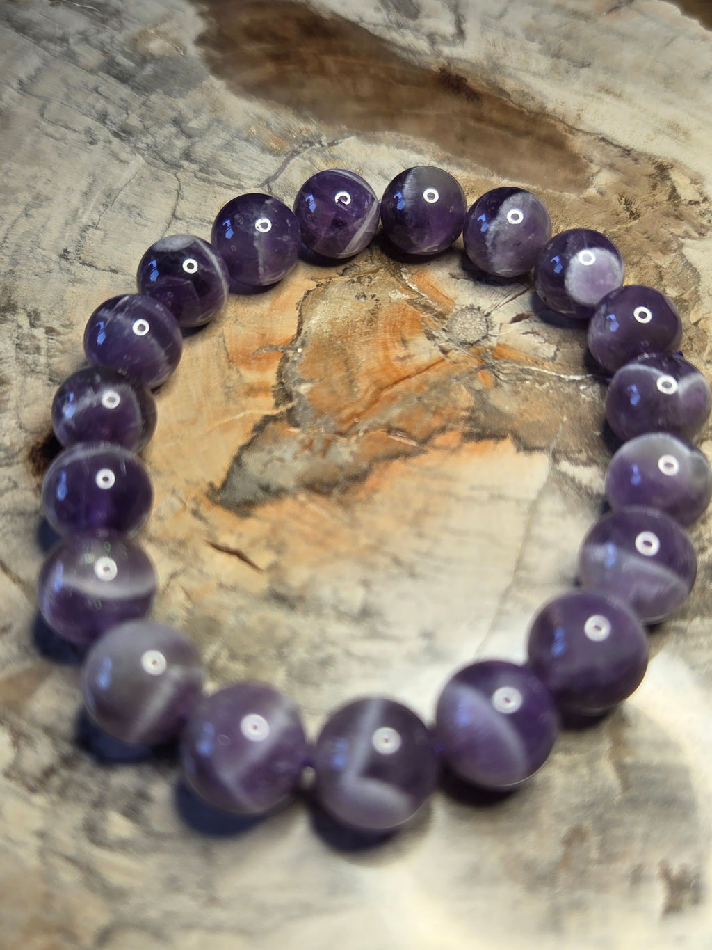 Dream Amethyst crystal bracelet 8mm