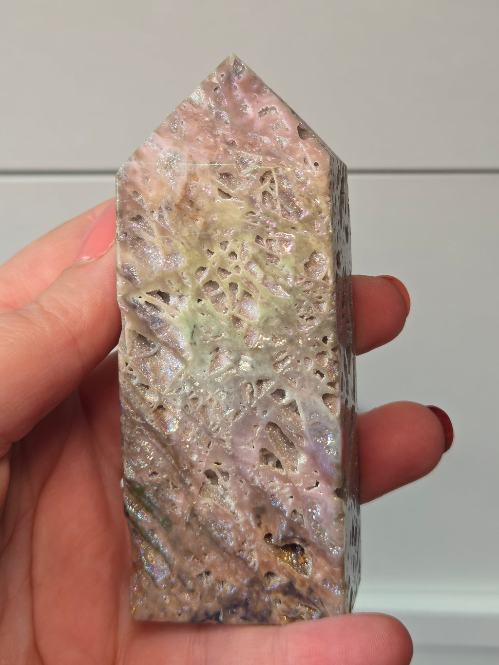 Aura Sphelerite crystal tower