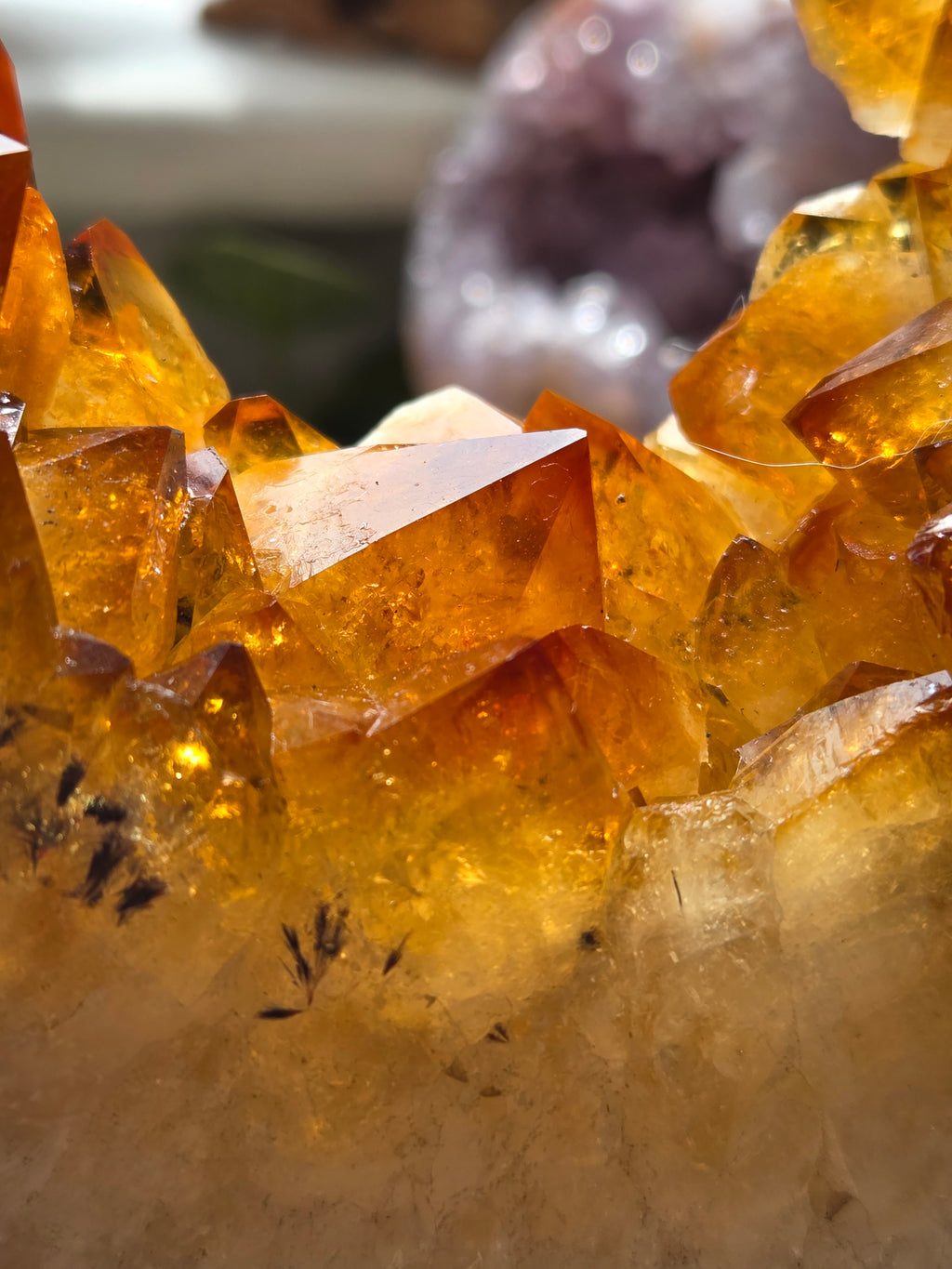 Stunning Citrine crystal portal