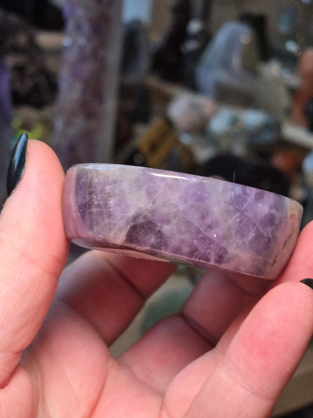 Dream Amethyst crystal trinket bowl
