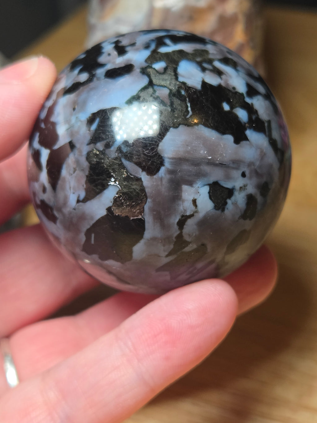 Ingabro Gabbro crystal sphere