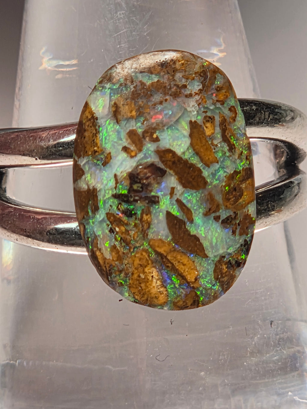 S925 Australian opal crystal matrix from Queensland Australia