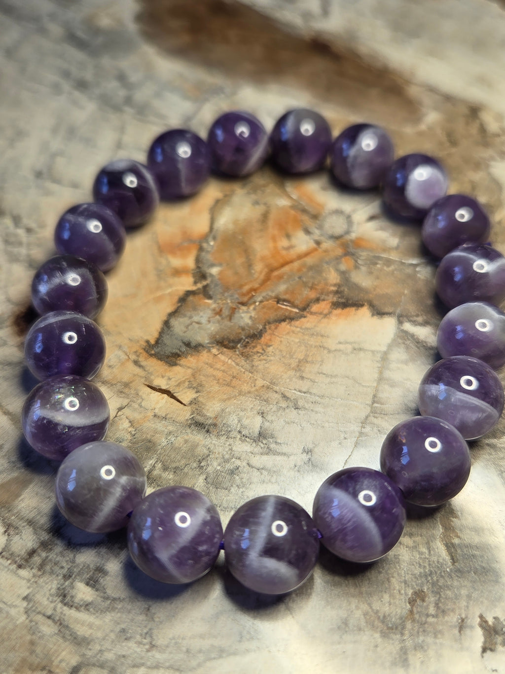 Dream Amethyst crystal bracelet 8mm