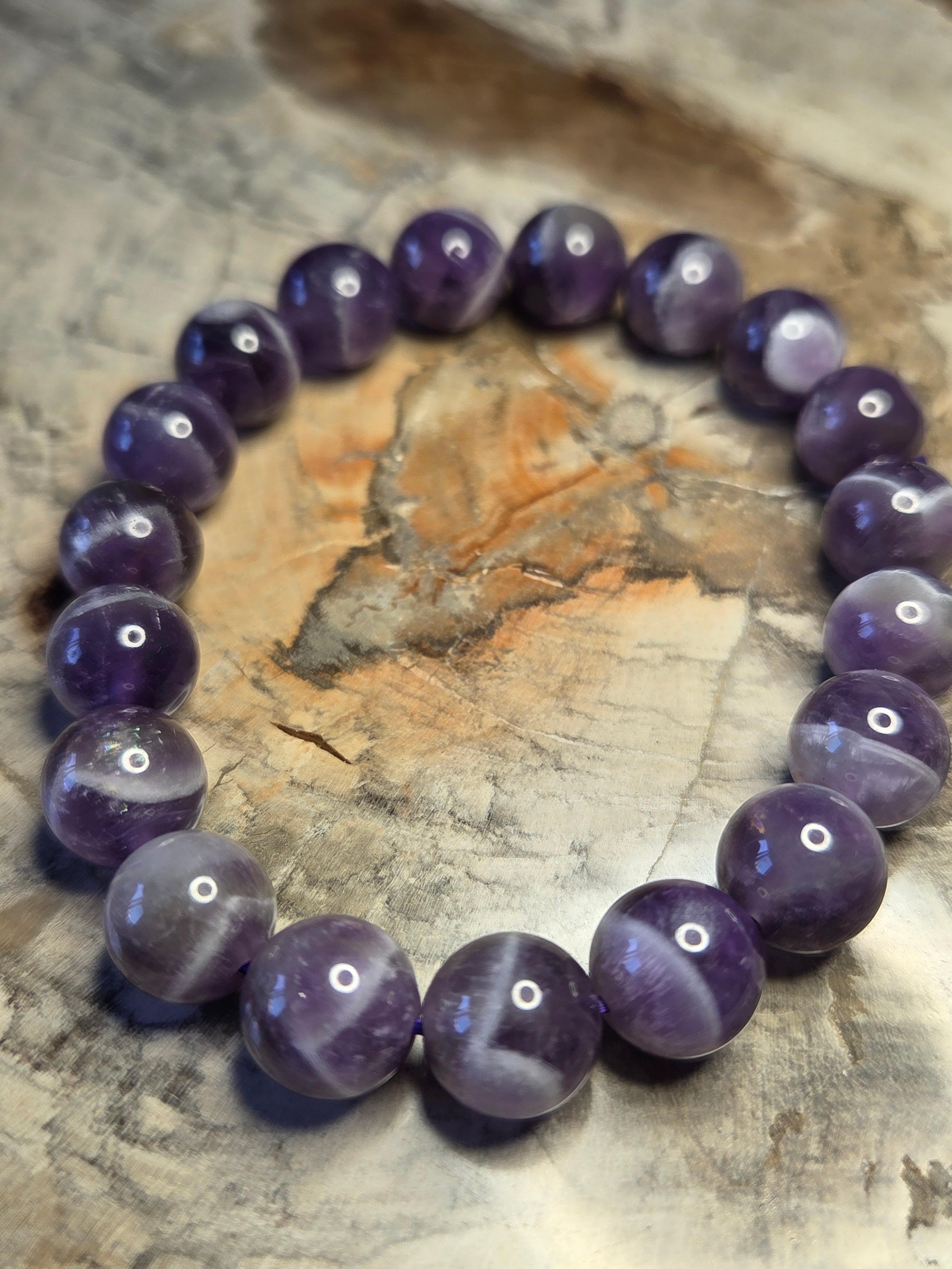 Dream Amethyst crystal bracelet 8mm
