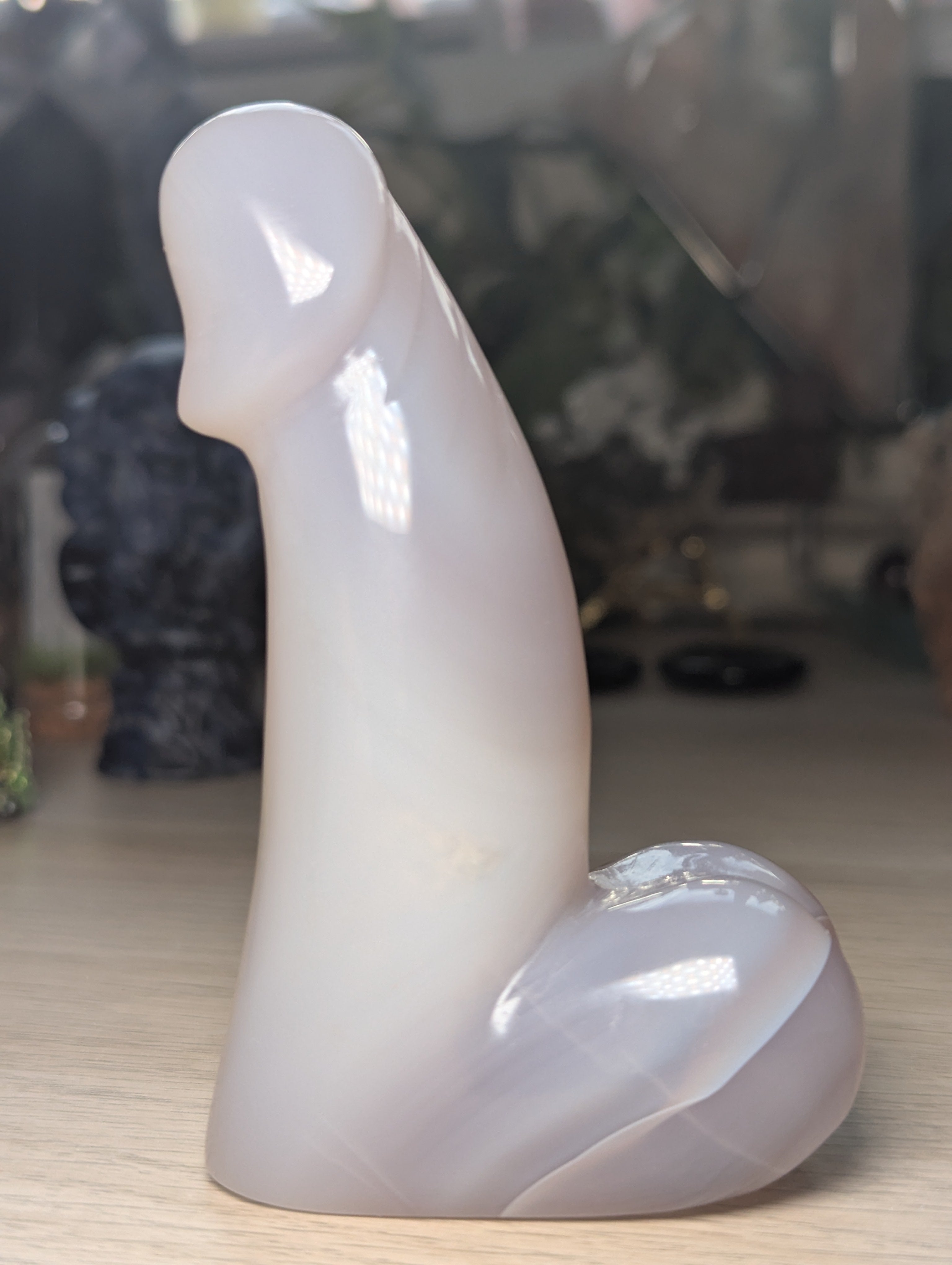 Duzy agate crystal Male ding dong
