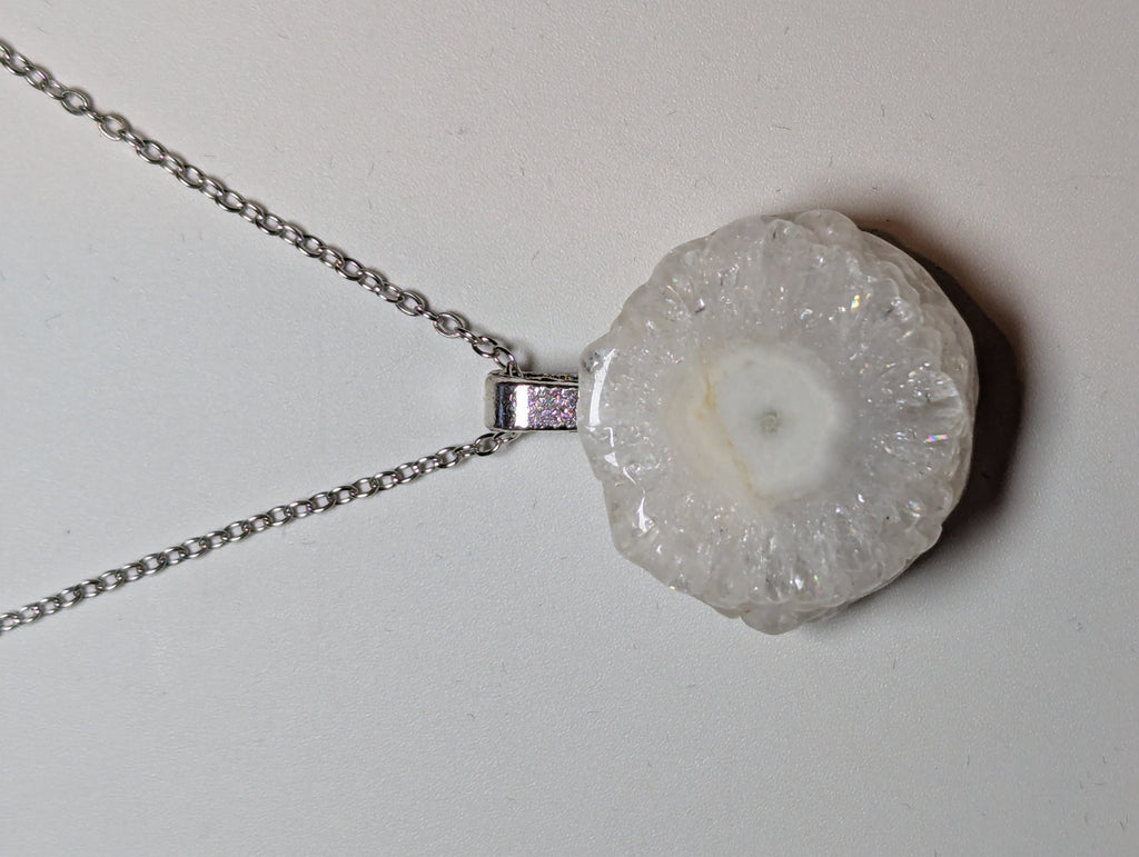 Solar Quartz crystal handmade necklace