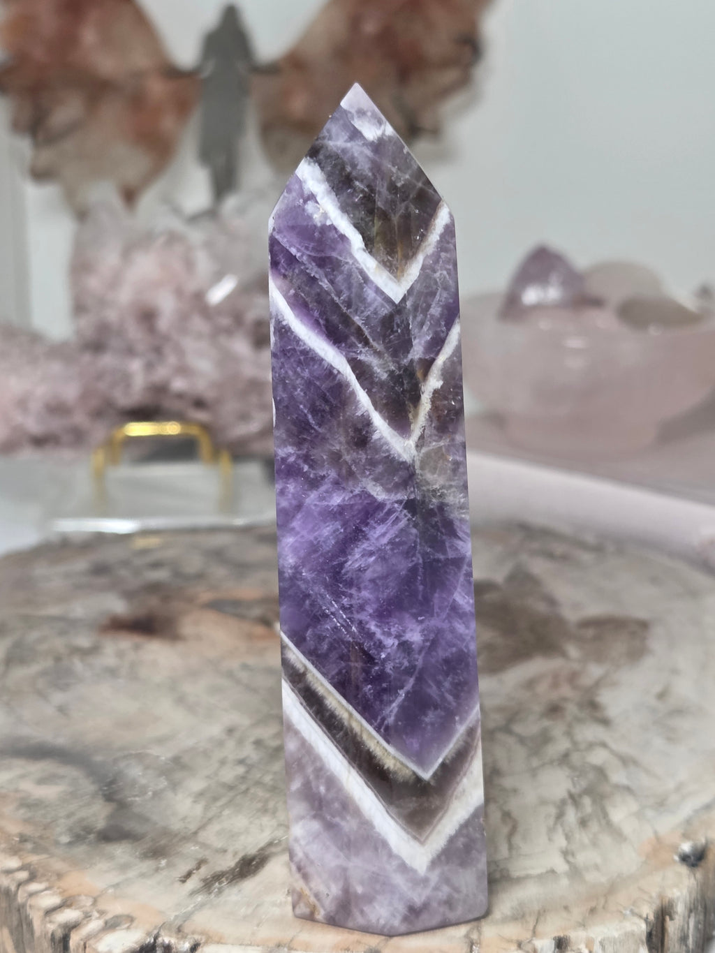 Dream Amethyst crystal tower