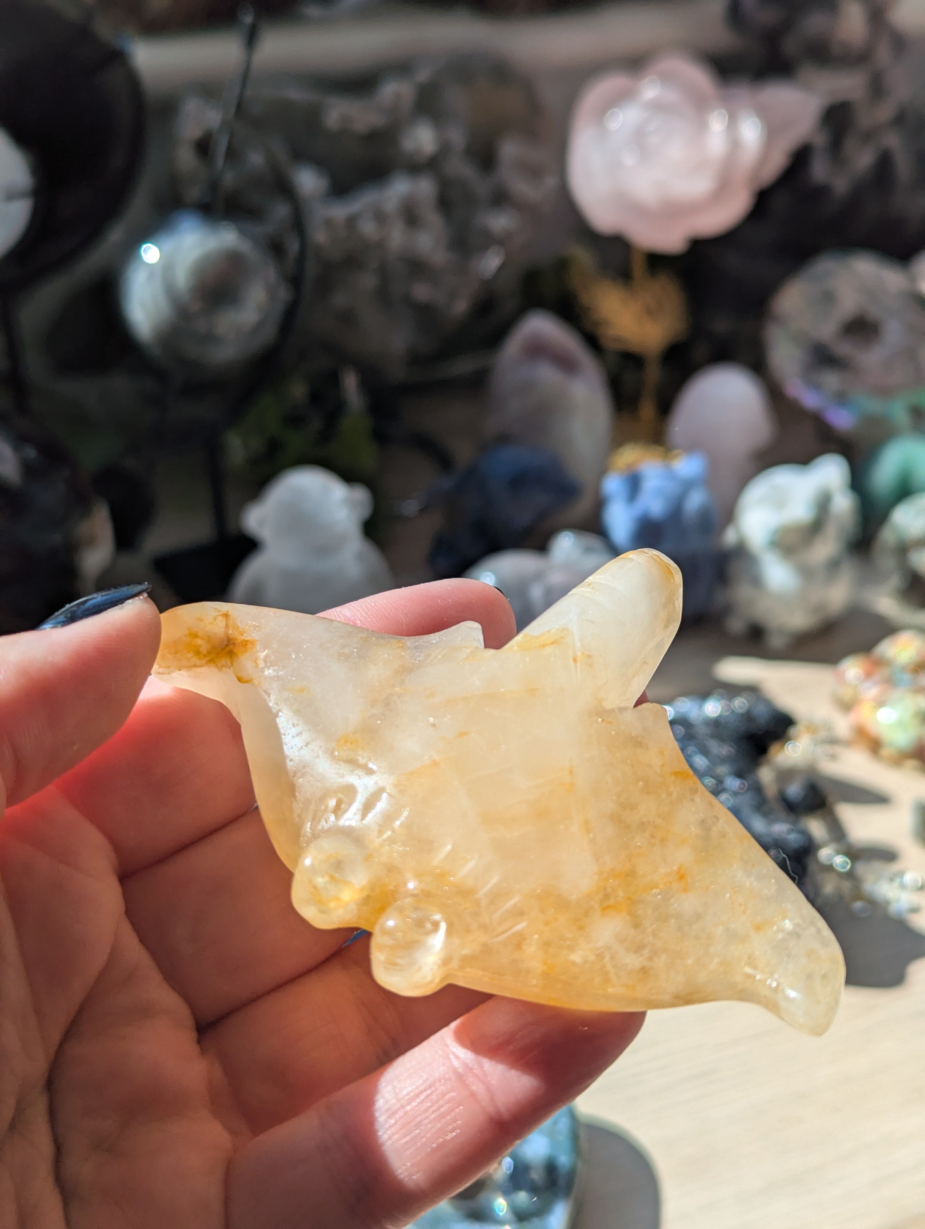 Stingray carving