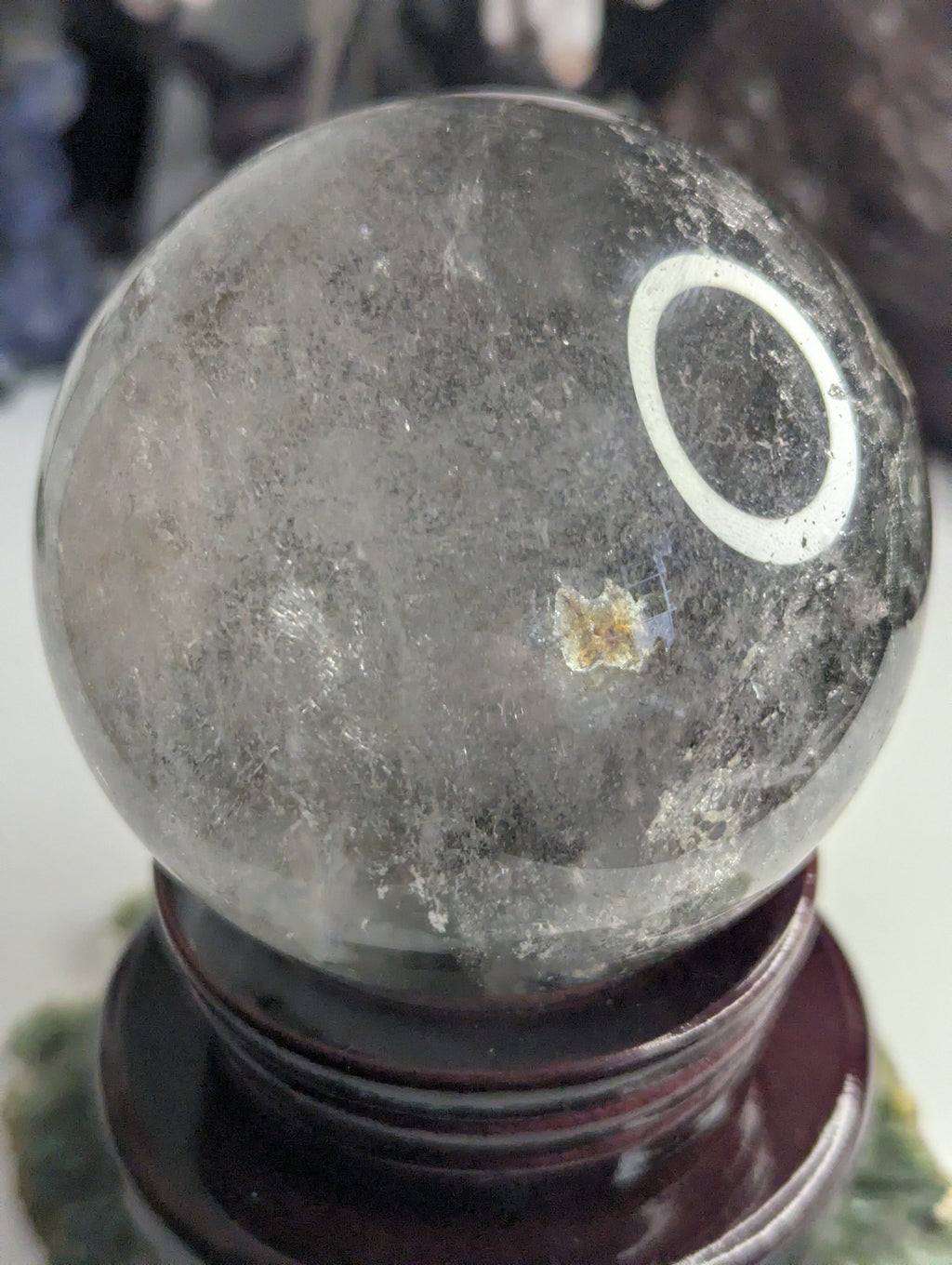 Amazing high Grade Garden quartz crystal sphere