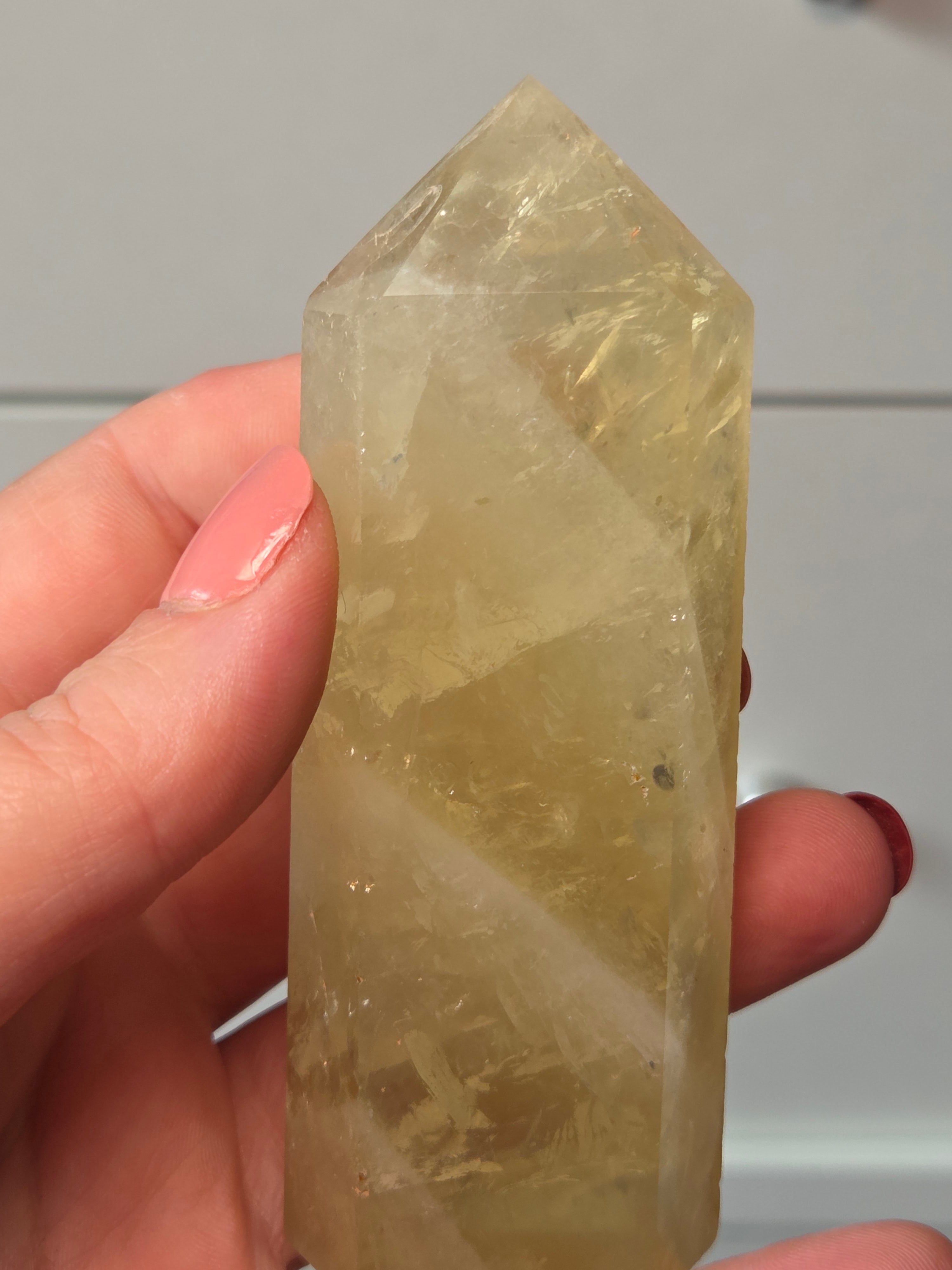 Citrine crystal tower