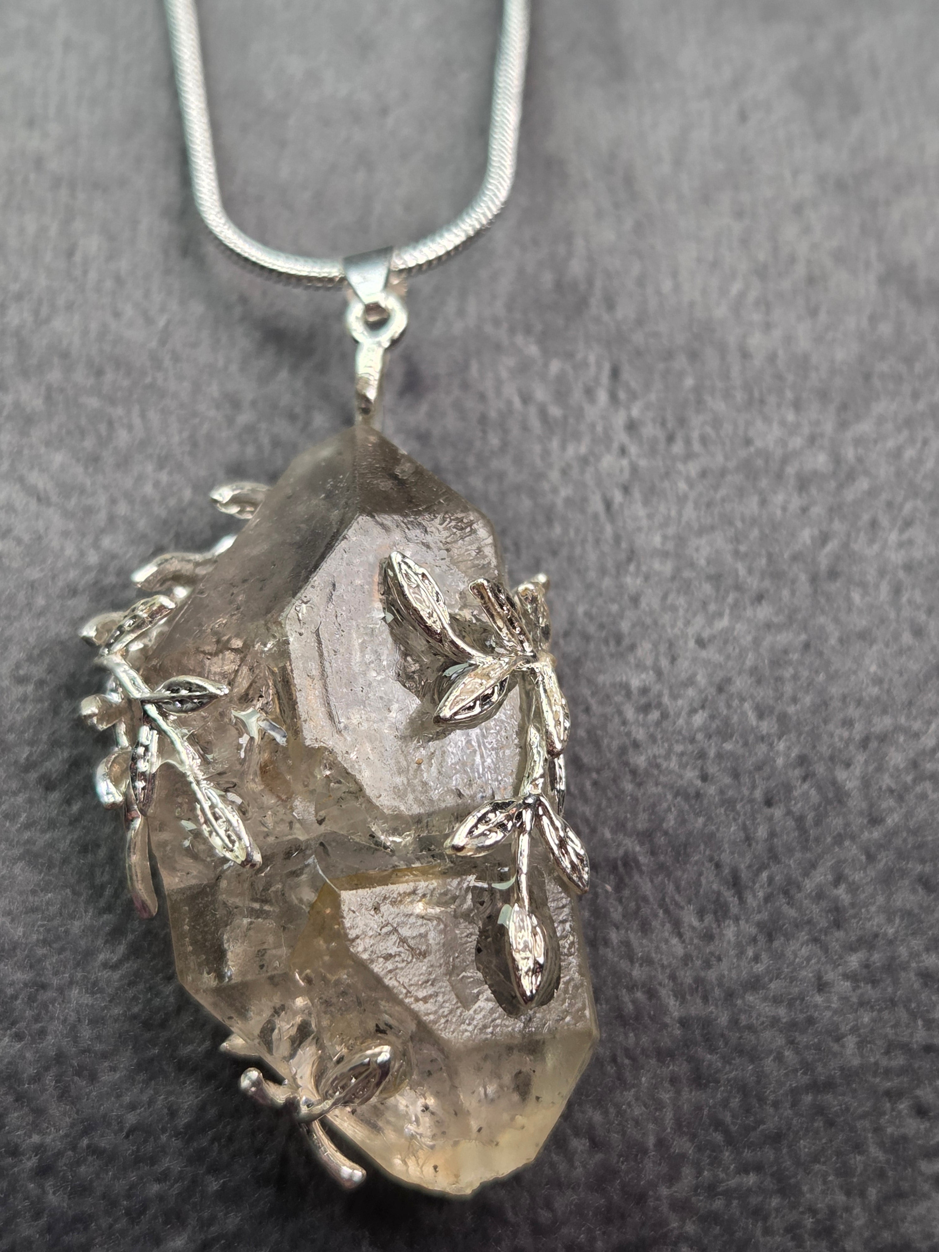 Enhydro crystal necklace handmade