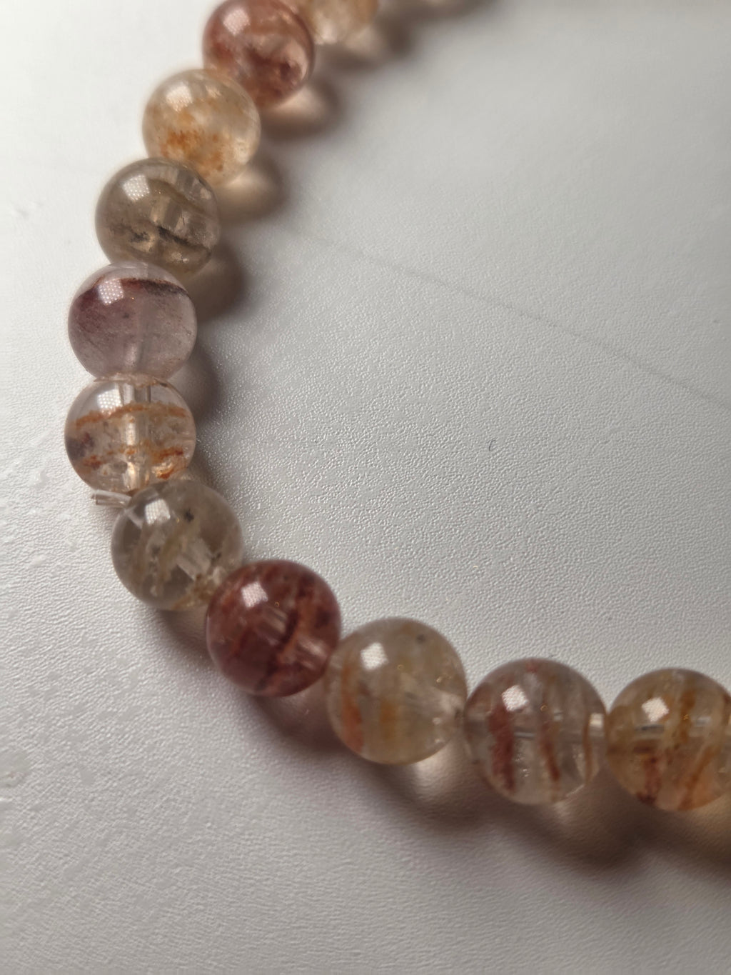 Thousand layers garden quartz crystal bracelet